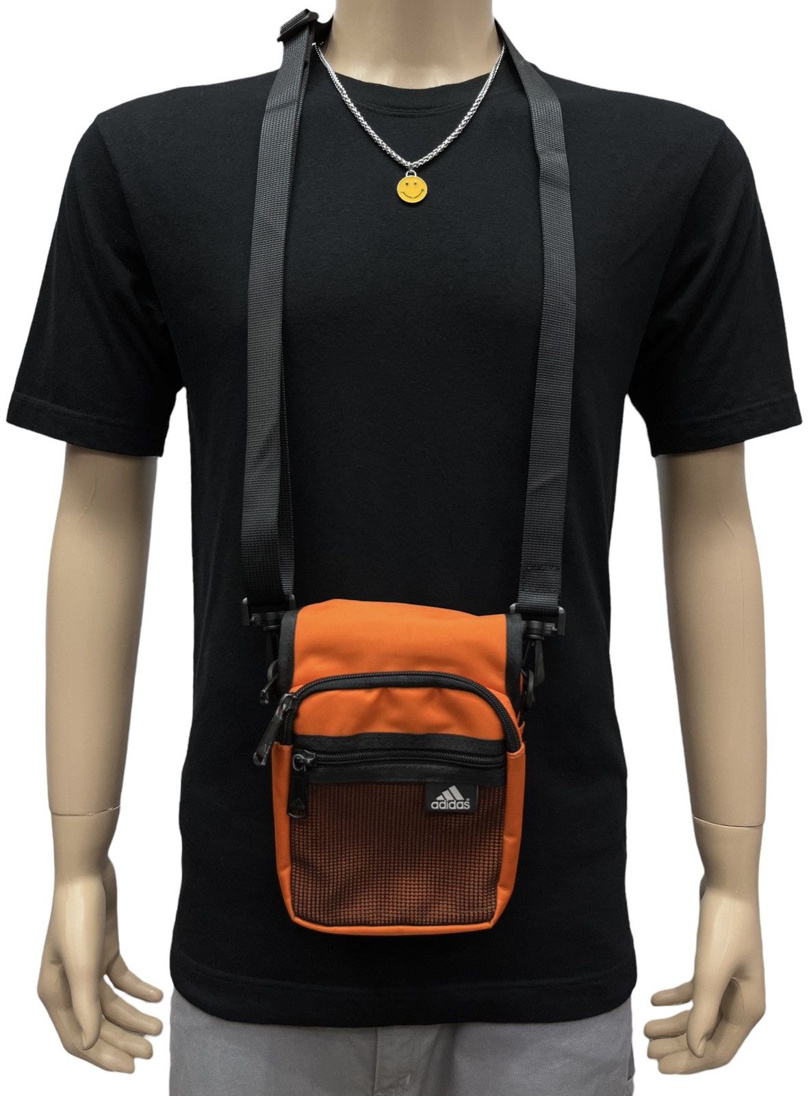 Adidas ADIDAS by ACE Multi-pocket Orange Prisoner Padded Sling Bag Size ONE SIZE - 3 Thumbnail