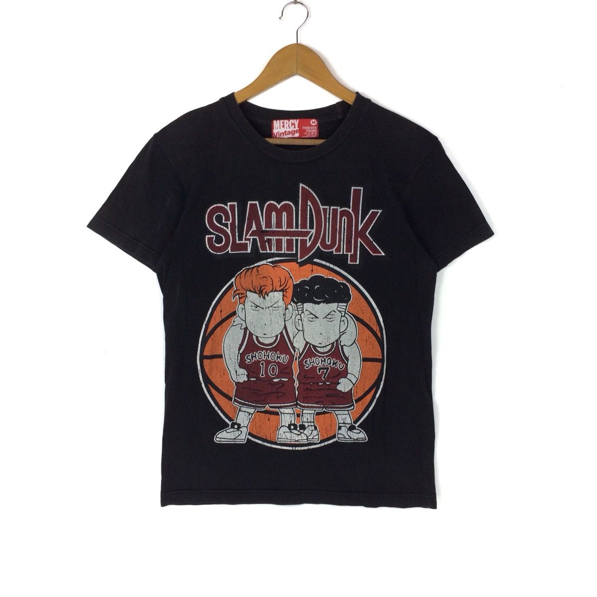 Cartoon Network × Japanese Brand × Vintage Mercy Vintage Slamdunk Shohoku Basketball Tshirt Size US S / EU 44-46 / 1 - 1 Thumbnail