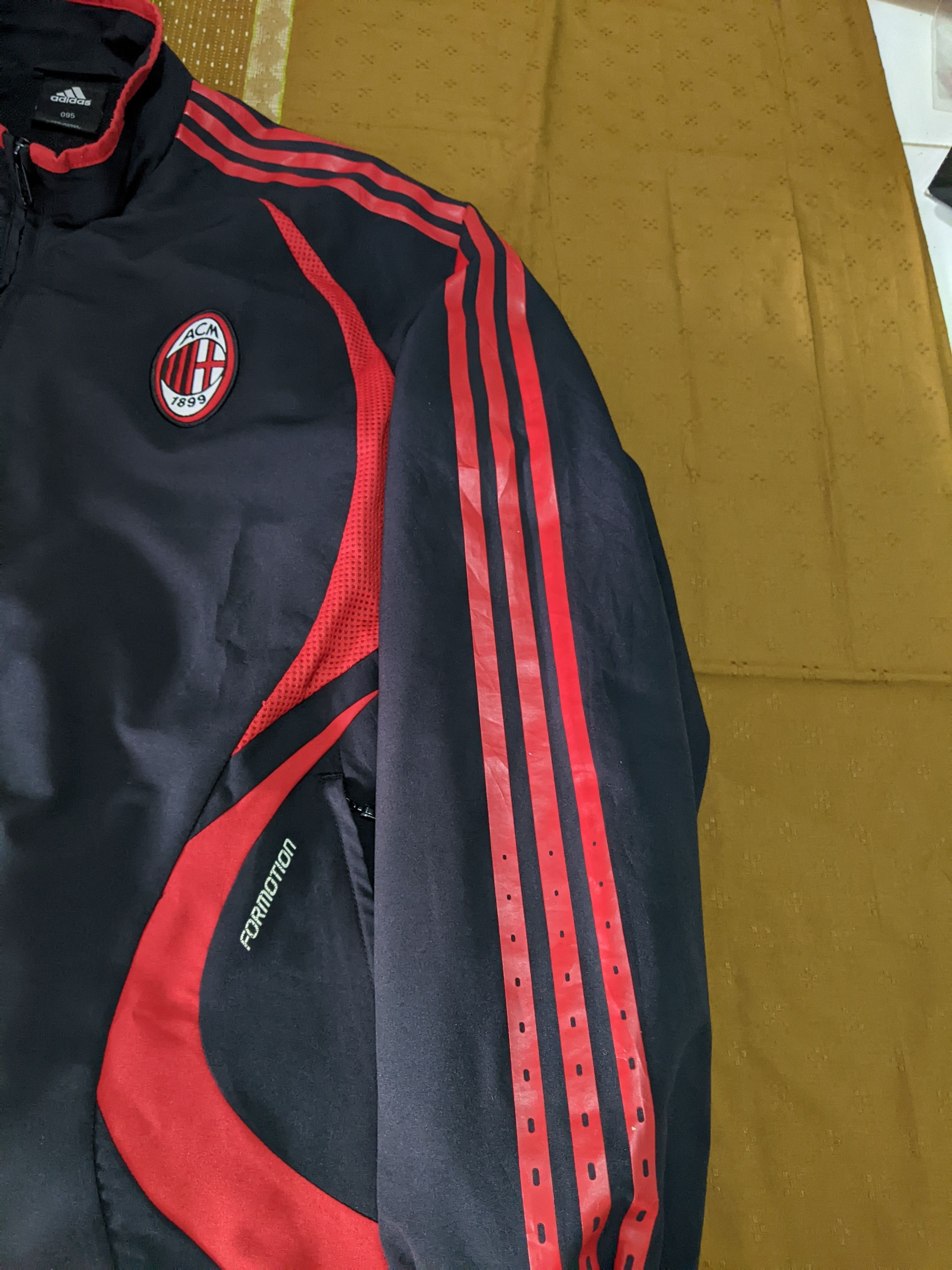 Adidas Jaket sweater sepak bola AC Milan 2006 Adidas formotion Size US M / EU 48-50 / 2 - 7 Thumbnail