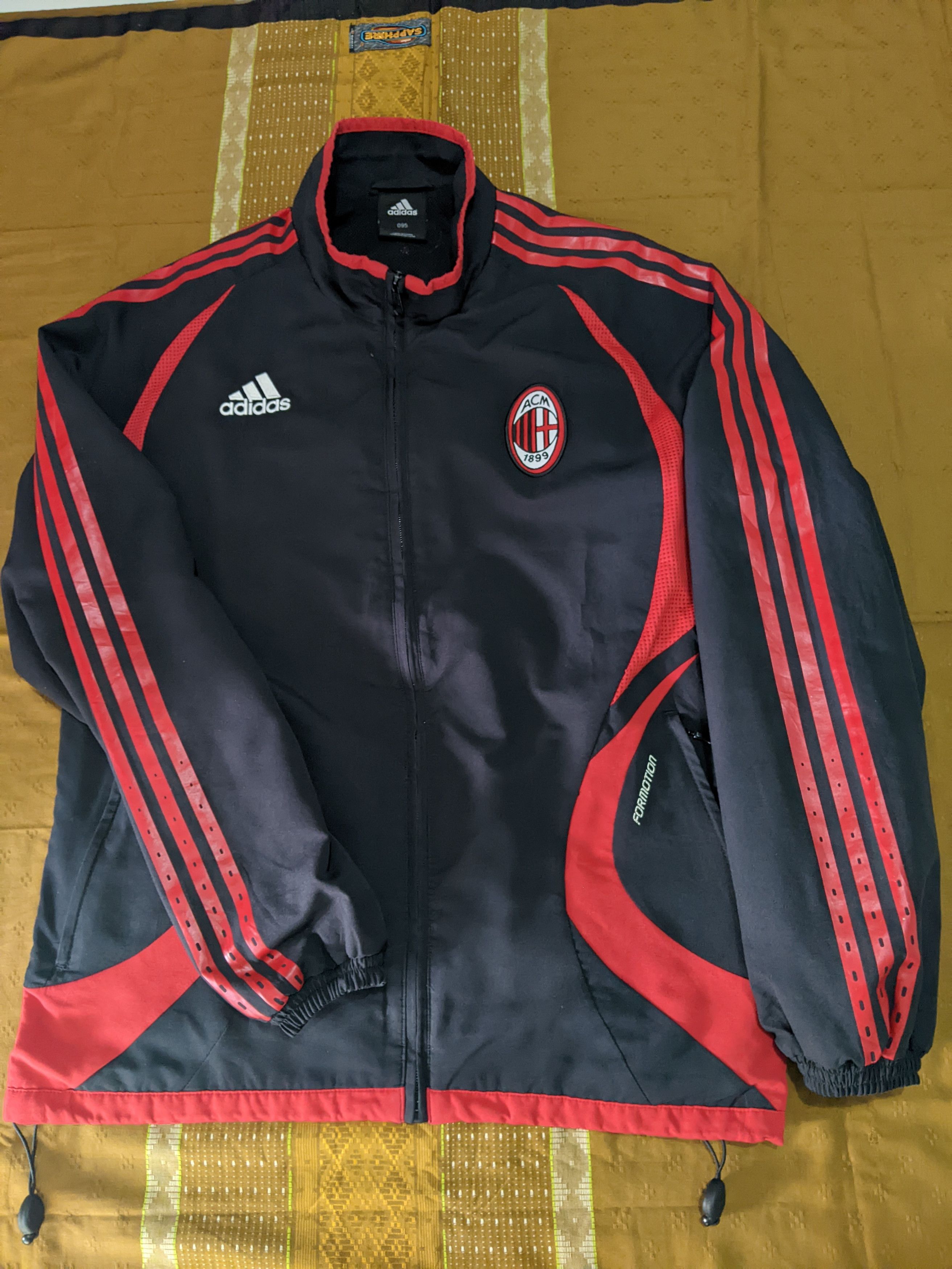 Adidas Jaket sweater sepak bola AC Milan 2006 Adidas formotion Size US M / EU 48-50 / 2 - 1 Thumbnail