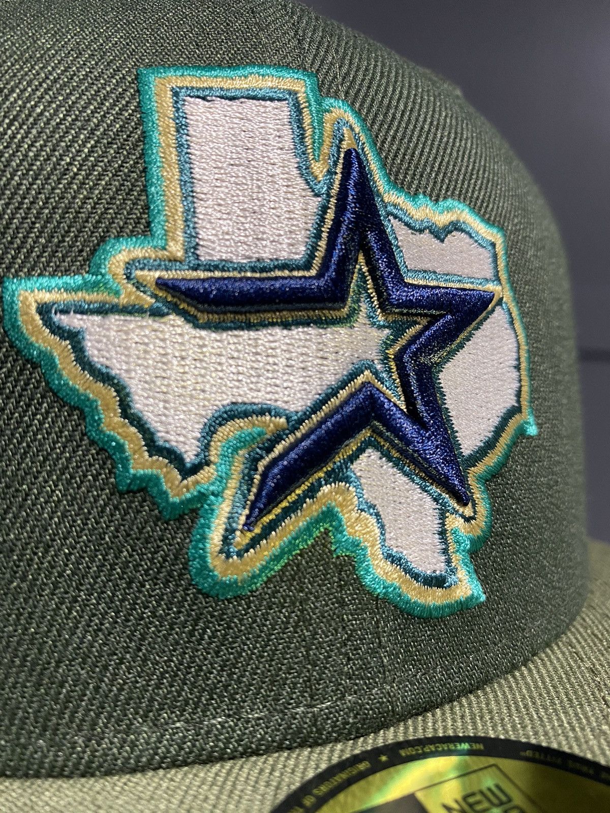 MLB Sz 7 1/8 - Houston Astros New Era Fitted Size ONE SIZE - 2 Thumbnail