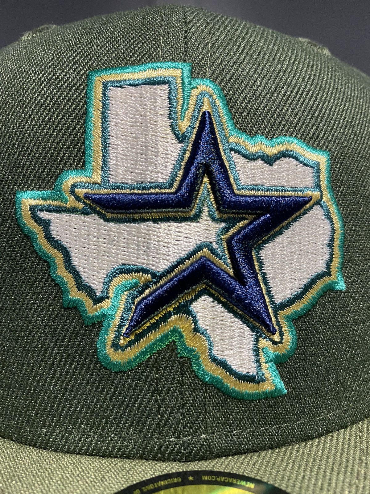 MLB Sz 7 1/8 - Houston Astros New Era Fitted Size ONE SIZE - 7 Thumbnail