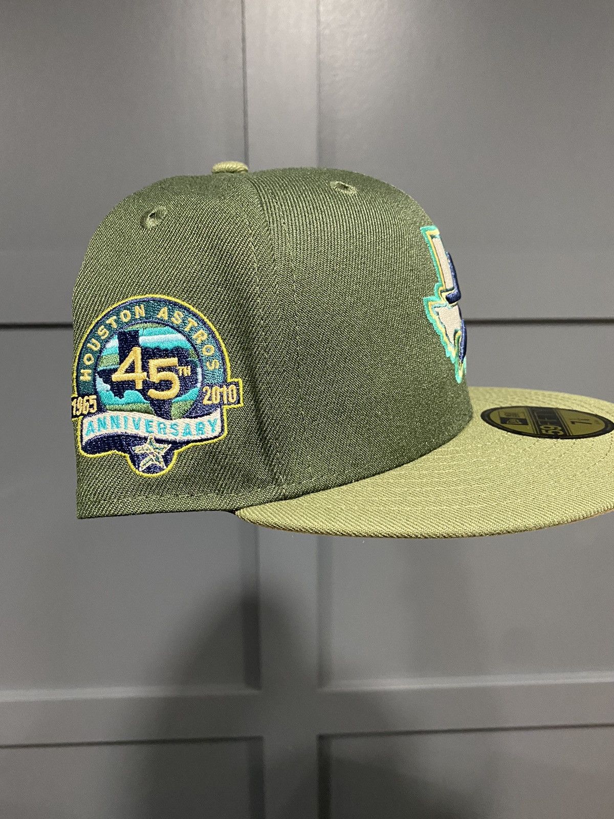 MLB Sz 7 1/8 - Houston Astros New Era Fitted Size ONE SIZE - 3 Thumbnail