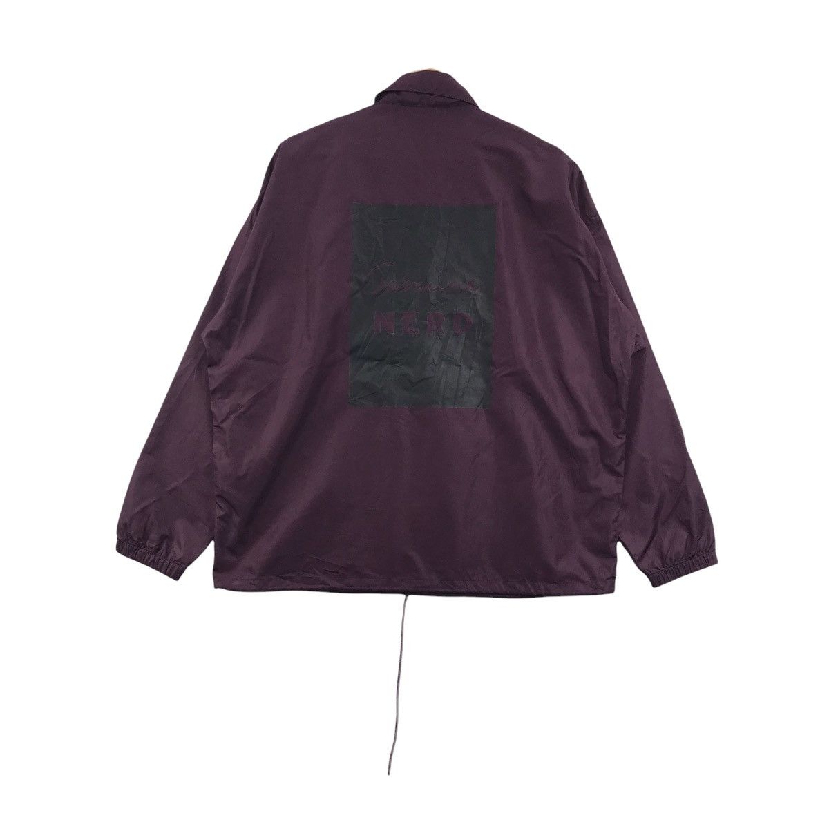 N.Hoolywood N. HOOLYWOOD X GENUINE NERD Movie Maroon Coach JacketMister Size US XL / EU 56 / 4 - 7 Thumbnail