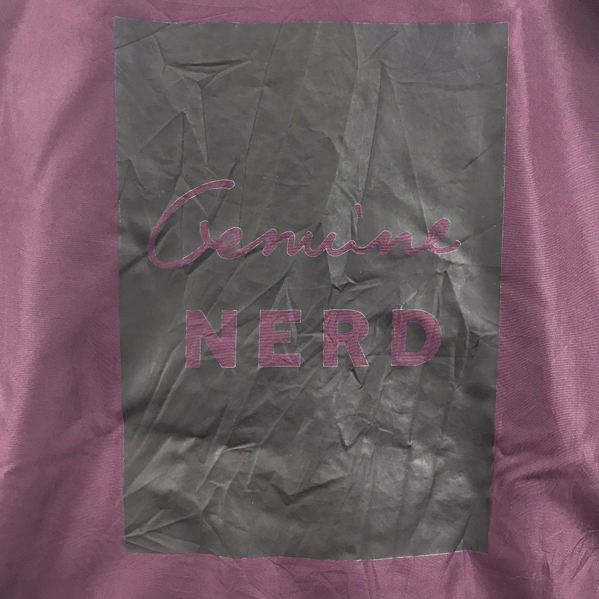 N.Hoolywood N. HOOLYWOOD X GENUINE NERD Movie Maroon Coach JacketMister Size US XL / EU 56 / 4 - 8 Thumbnail