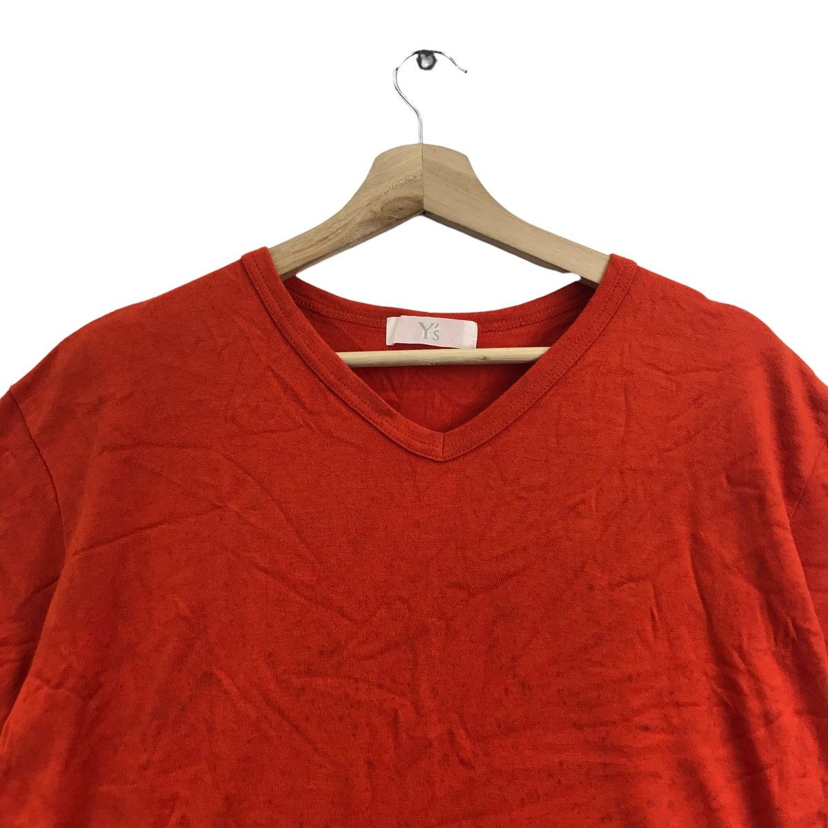 Yohji Yamamoto Vintage YOHJI YAMAMOTO Y’S Japanese Brand PlainOrange TShirt Size US M / EU 48-50 / 2 - 2 Thumbnail