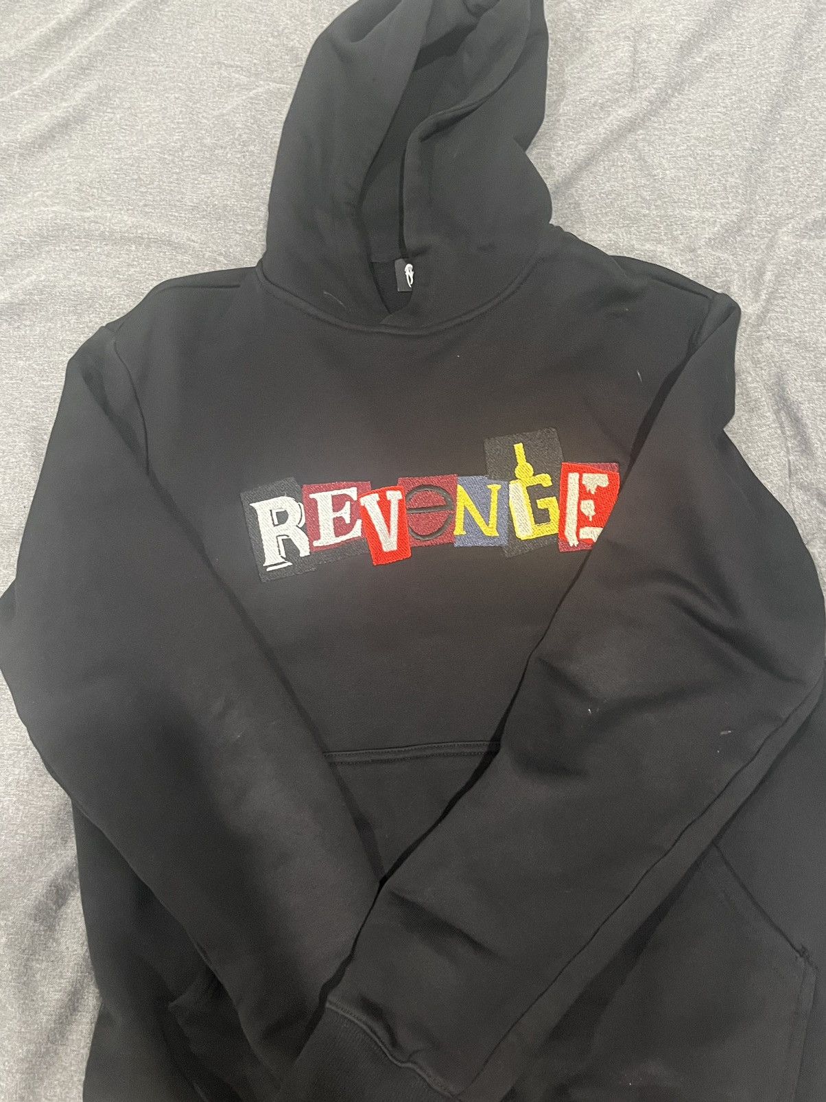 Revenge French Terry Ransom Note Hoofie