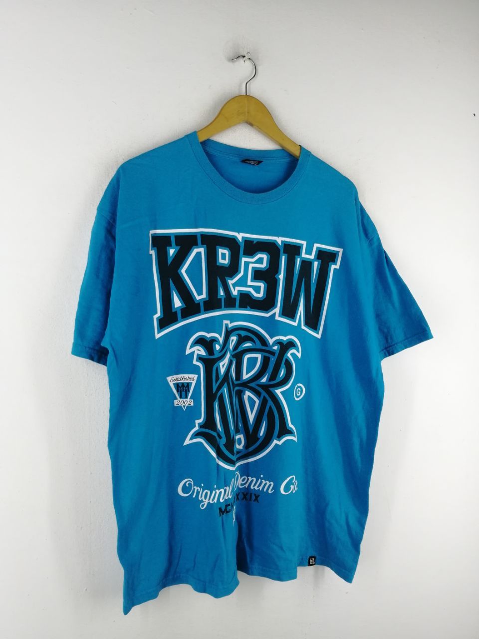 KREW KR3W BLUE TEE Size US XL / EU 56 / 4 - 3 Thumbnail