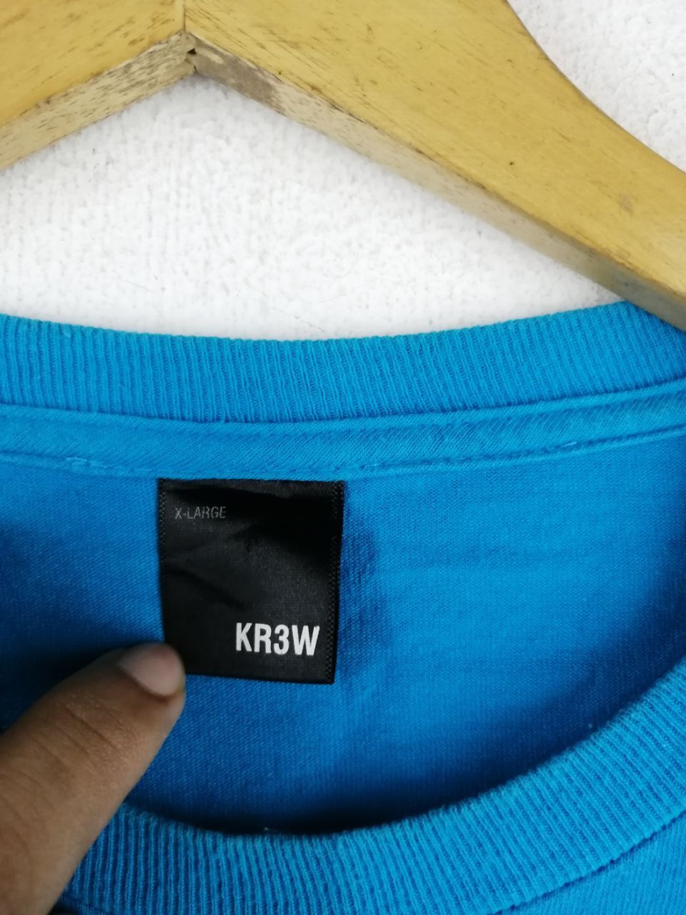 KREW KR3W BLUE TEE Size US XL / EU 56 / 4 - 4 Thumbnail