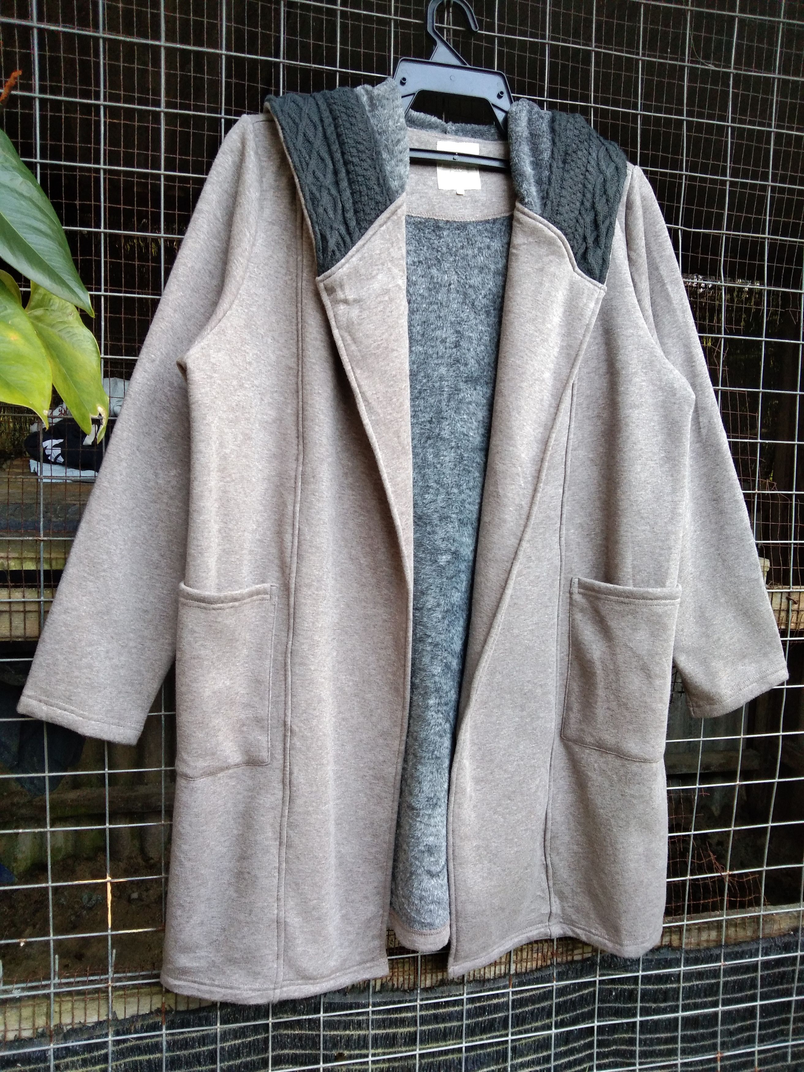 Japanese Brand SPRING & AUTUMN UNBUTTON COAT WITH HOODIE Size US M / EU 48-50 / 2 - 3 Thumbnail