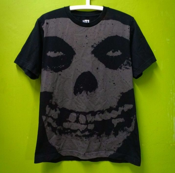Band Tees × Japanese Brand × Misfits MISFITS BAND x UNIQLO T-SHIRT Size US L / EU 52-54 / 3 - 7 Thumbnail