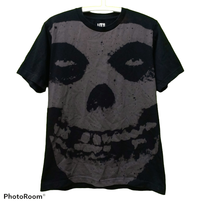 Band Tees × Japanese Brand × Misfits MISFITS BAND x UNIQLO T-SHIRT Size US L / EU 52-54 / 3 - 1 Thumbnail
