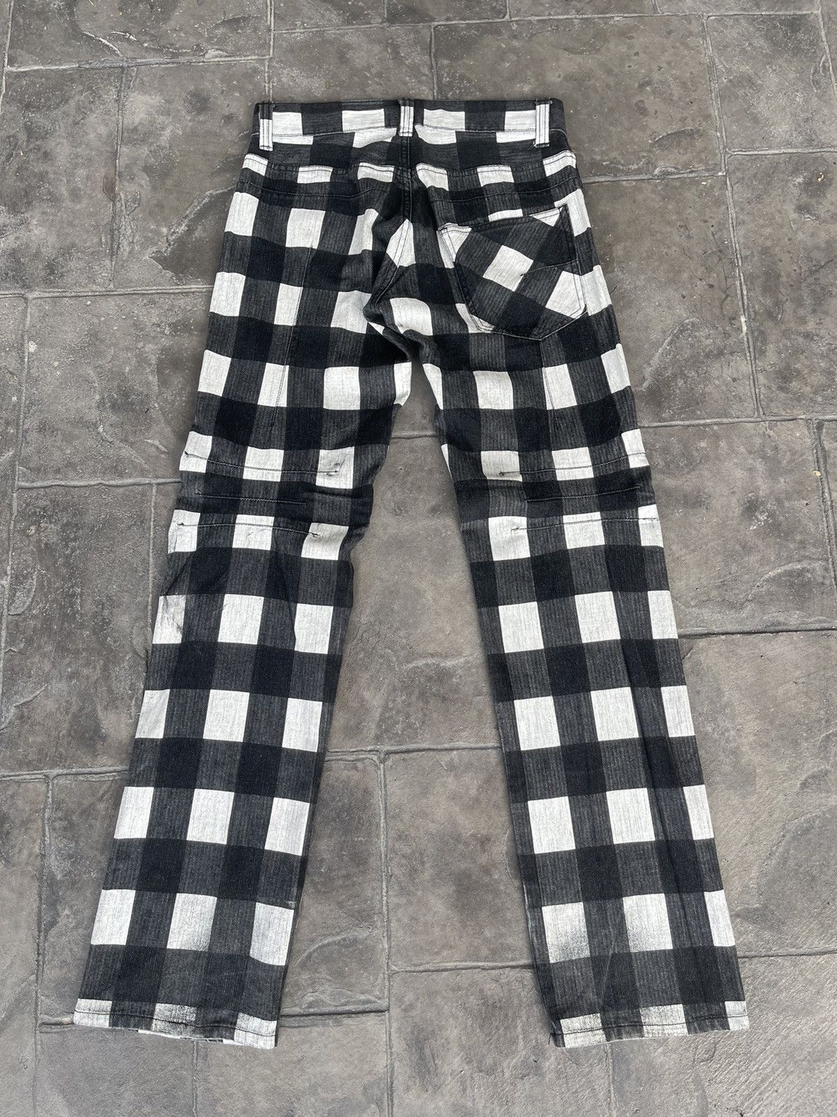 image of Vintage Japan Made As Super Sonic Parashuto Checkered Plaid Tartan, Men's (Size 30)