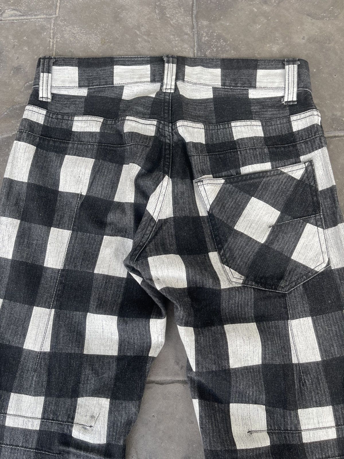 Tornado Mart JAPAN MADE As Super Sonic Parashuto Checkered Plaid Tartan Size US 30 / EU 46 - 4 Thumbnail