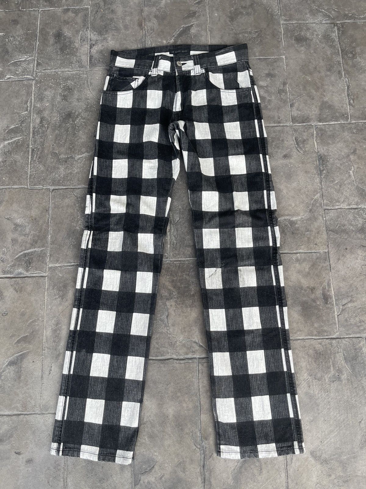 Tornado Mart JAPAN MADE As Super Sonic Parashuto Checkered Plaid Tartan Size US 30 / EU 46 - 5 Thumbnail
