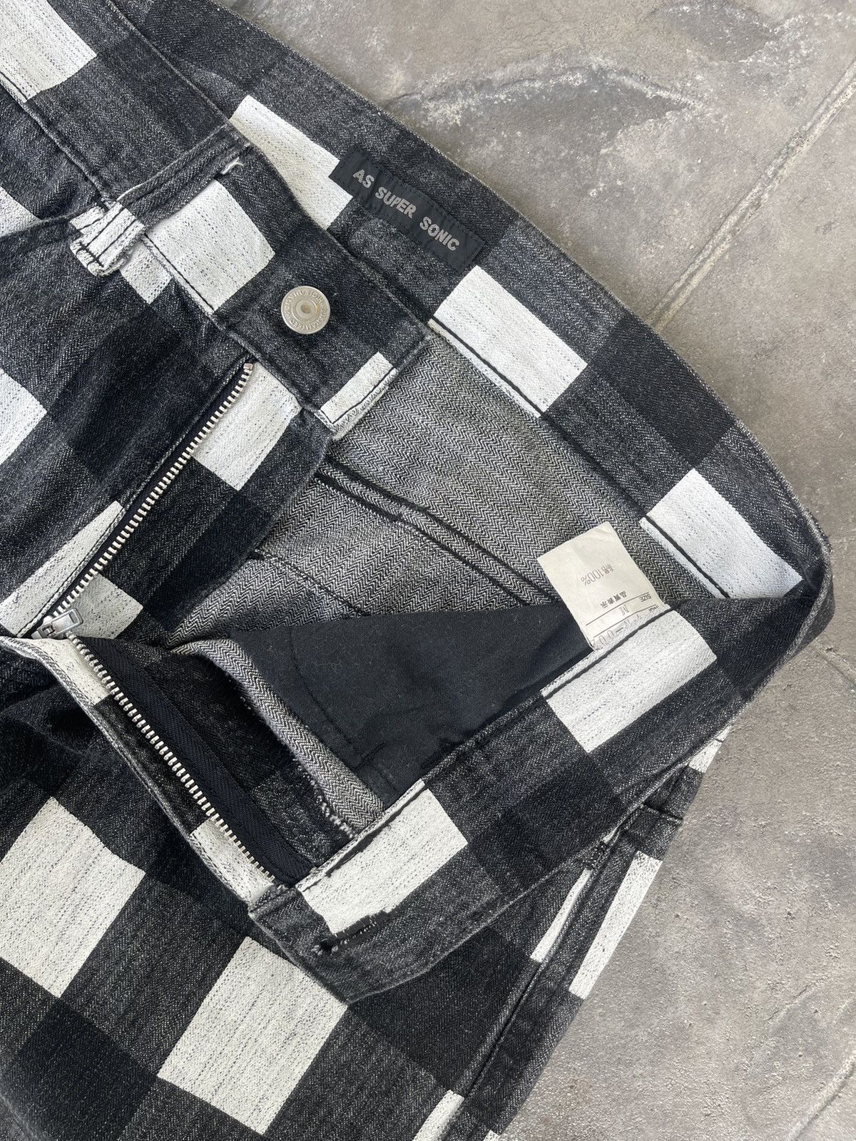 Tornado Mart JAPAN MADE As Super Sonic Parashuto Checkered Plaid Tartan Size US 30 / EU 46 - 9 Thumbnail