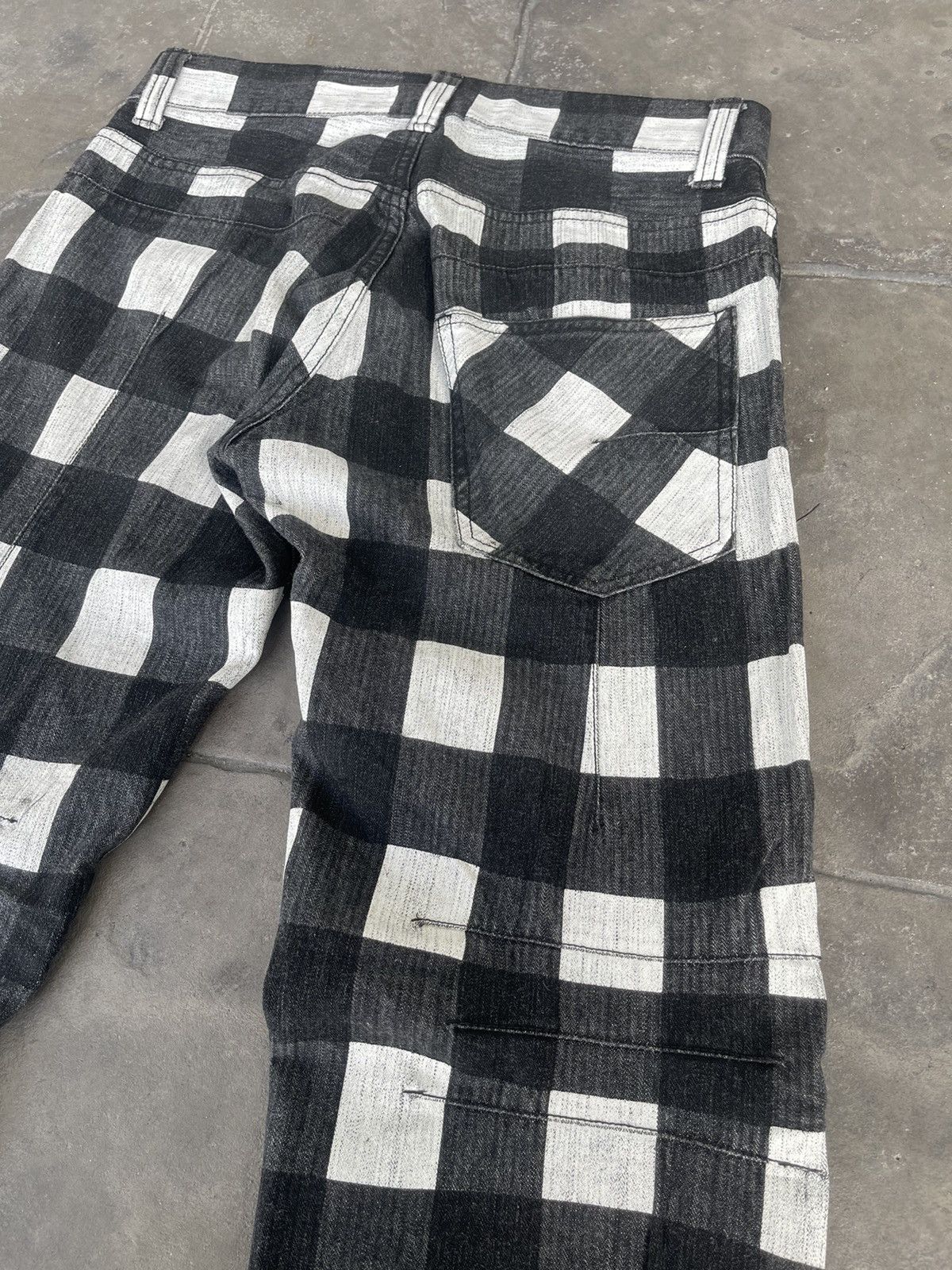 Tornado Mart JAPAN MADE As Super Sonic Parashuto Checkered Plaid Tartan Size US 30 / EU 46 - 3 Thumbnail