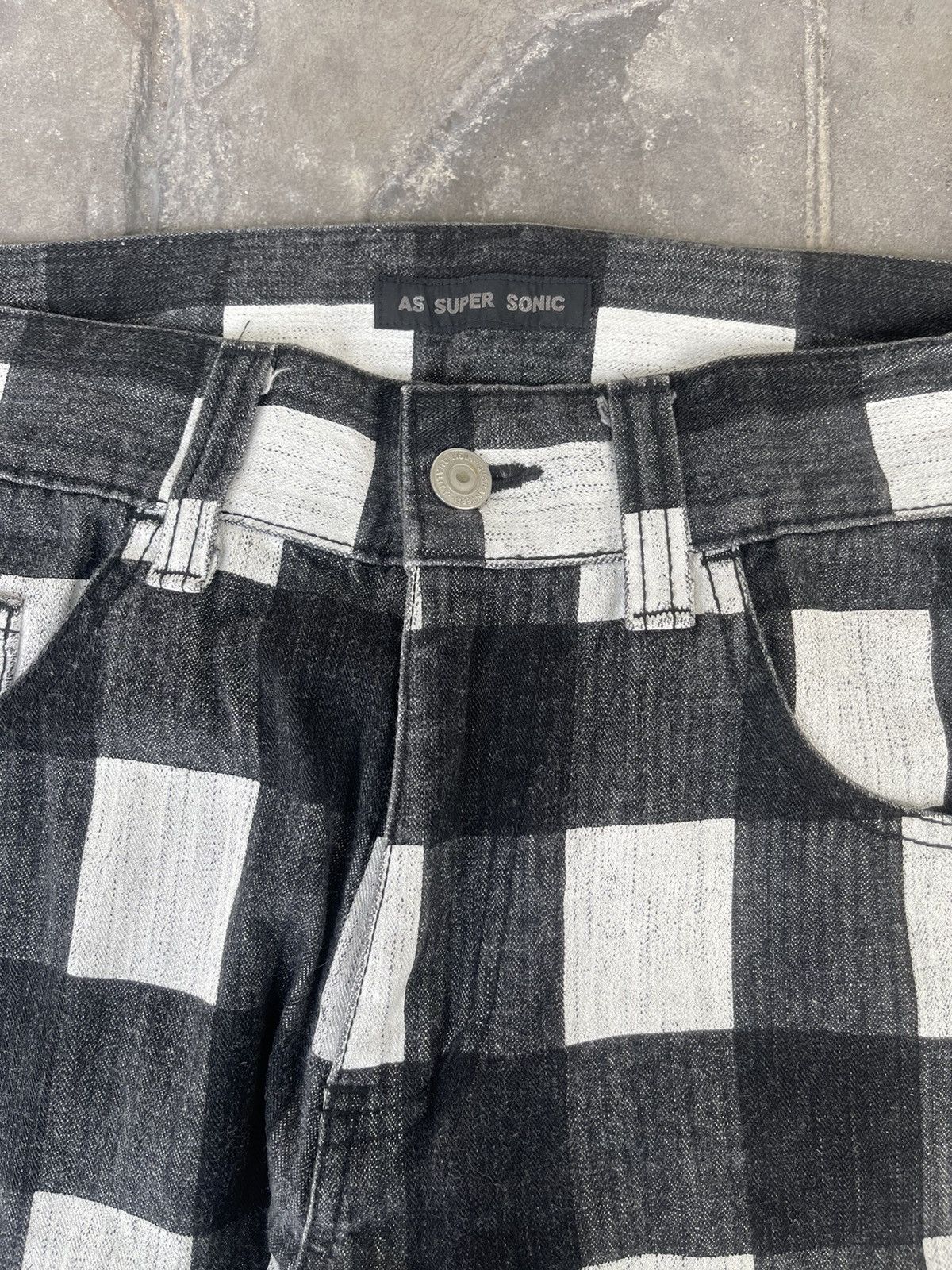 Tornado Mart JAPAN MADE As Super Sonic Parashuto Checkered Plaid Tartan Size US 30 / EU 46 - 7 Thumbnail