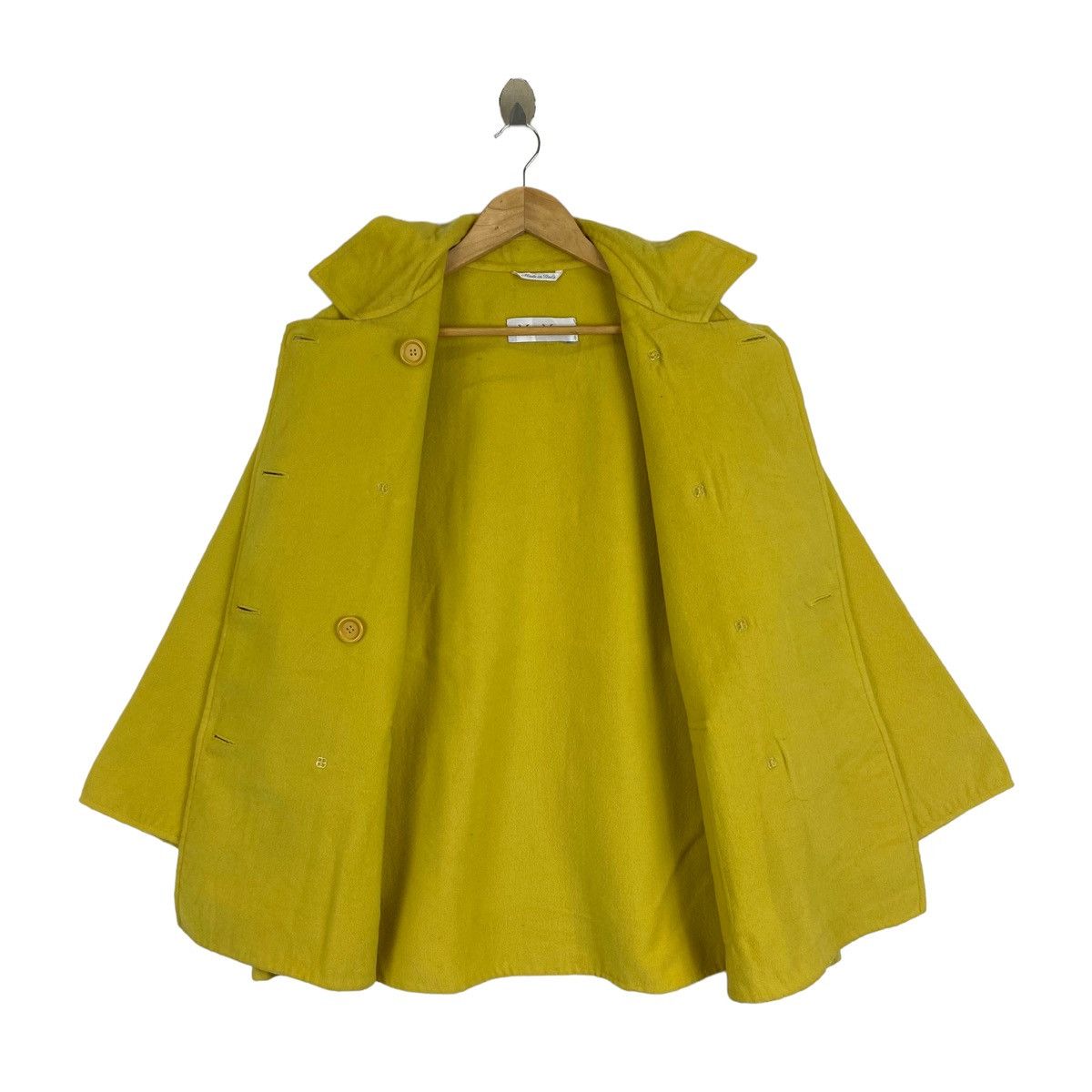 Max Mara Vintage MAX MARA Italian Designer Wool Peacoat Jacket Size L / US 10 / IT 46 - 3 Thumbnail