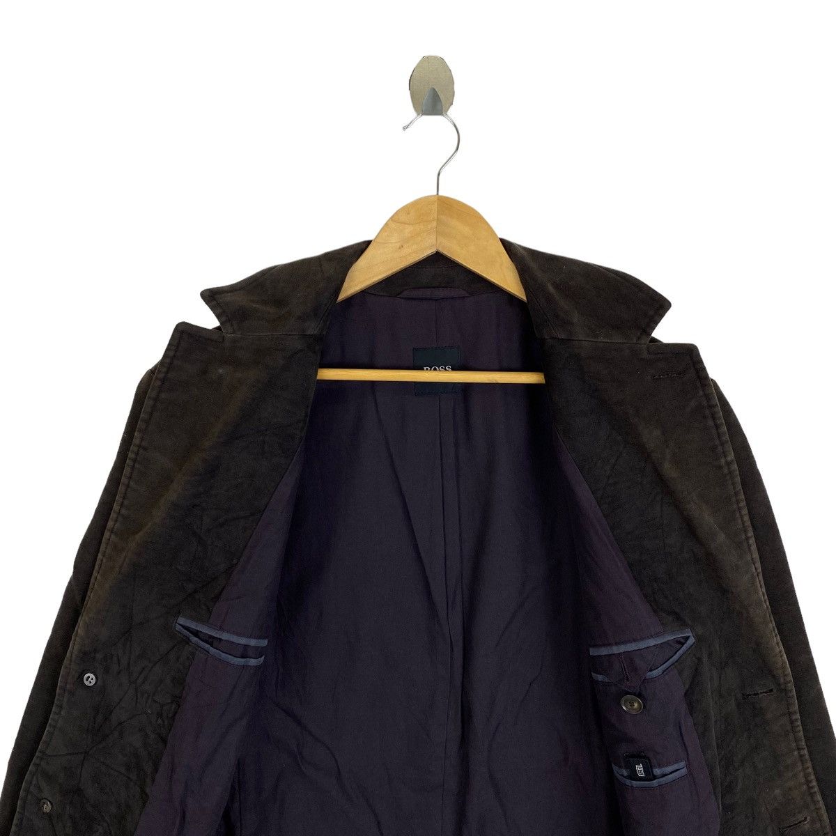 Hugo Boss Vintage HUGO BOSS Designer Coduroy Blazer Coat Jacket Size 38R - 6 Thumbnail