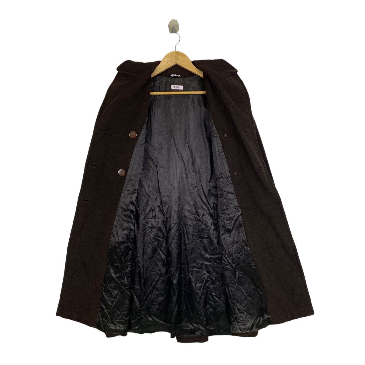 Max Mara MAX MARA Italian Designer Wool Trench Coat Jacket Size S / US 4 / IT 40 - 3 Thumbnail