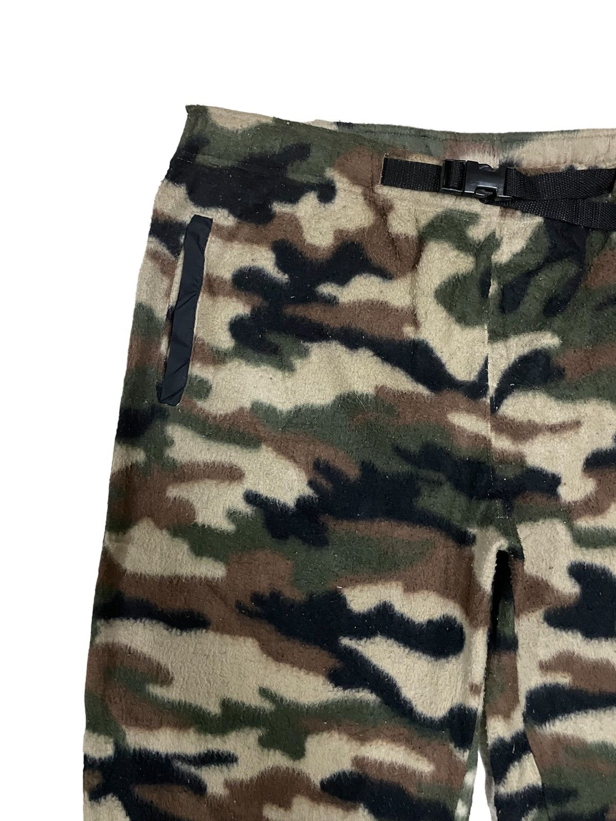 Japanese Brand Japanese Camouflage Buckle Clip Fleece Archive Pants Size US 38 / EU 54 - 6 Thumbnail