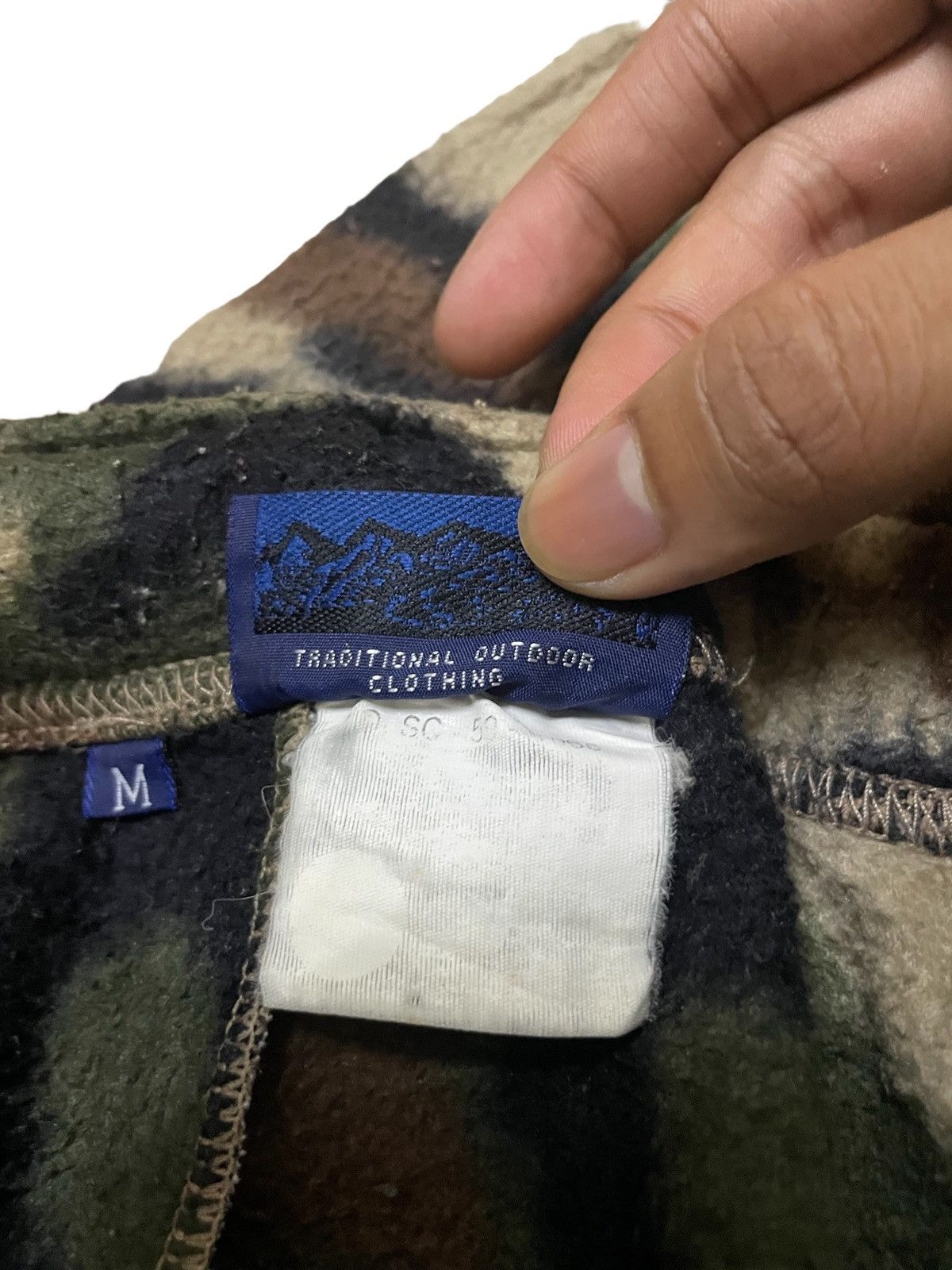 Japanese Brand Japanese Camouflage Buckle Clip Fleece Archive Pants Size US 38 / EU 54 - 9 Thumbnail