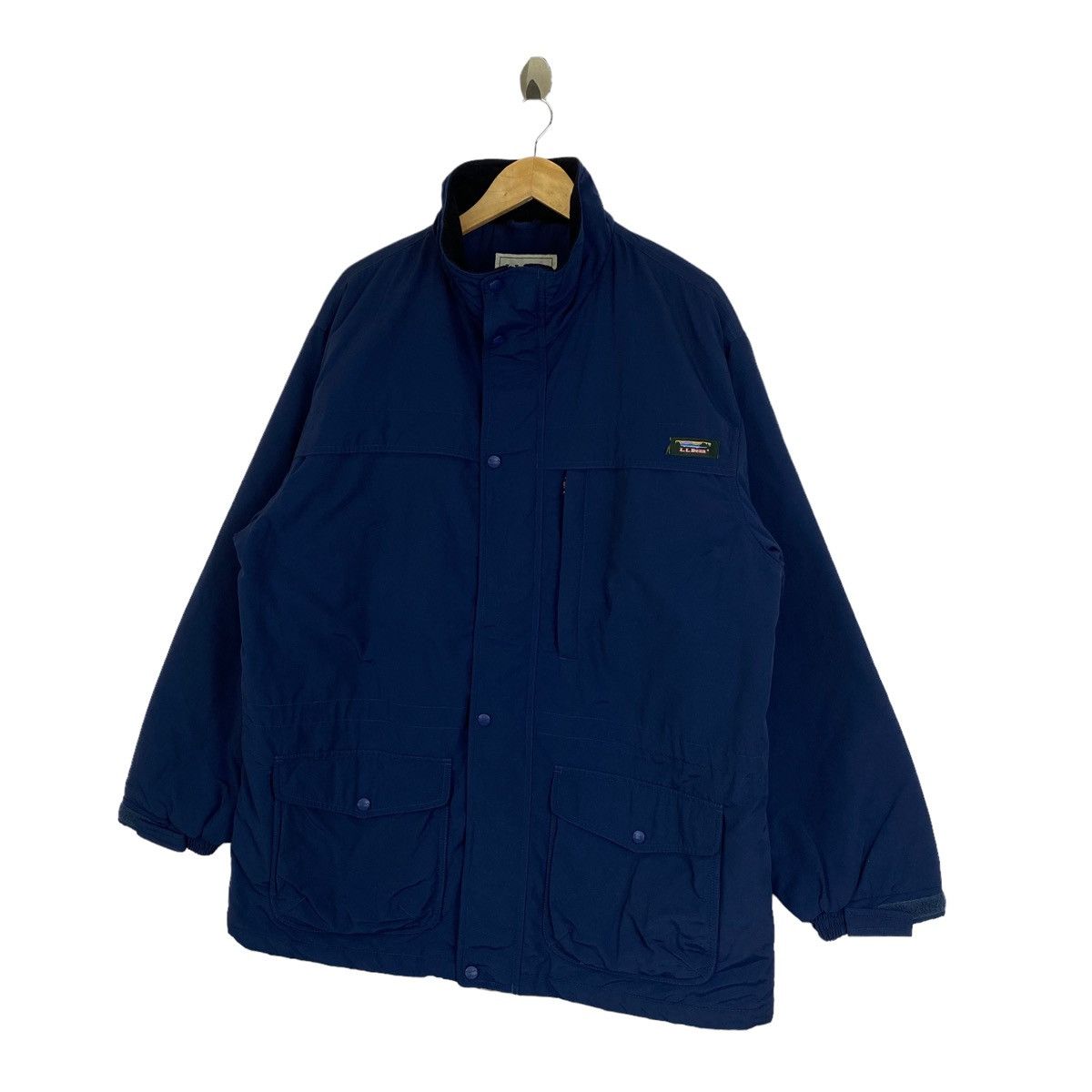 L.L. Bean × Vintage Vintage L.L.BEAN Outdoor Sport Small Logo Zipper Jacket Size US XL / EU 56 / 4 - 4 Thumbnail