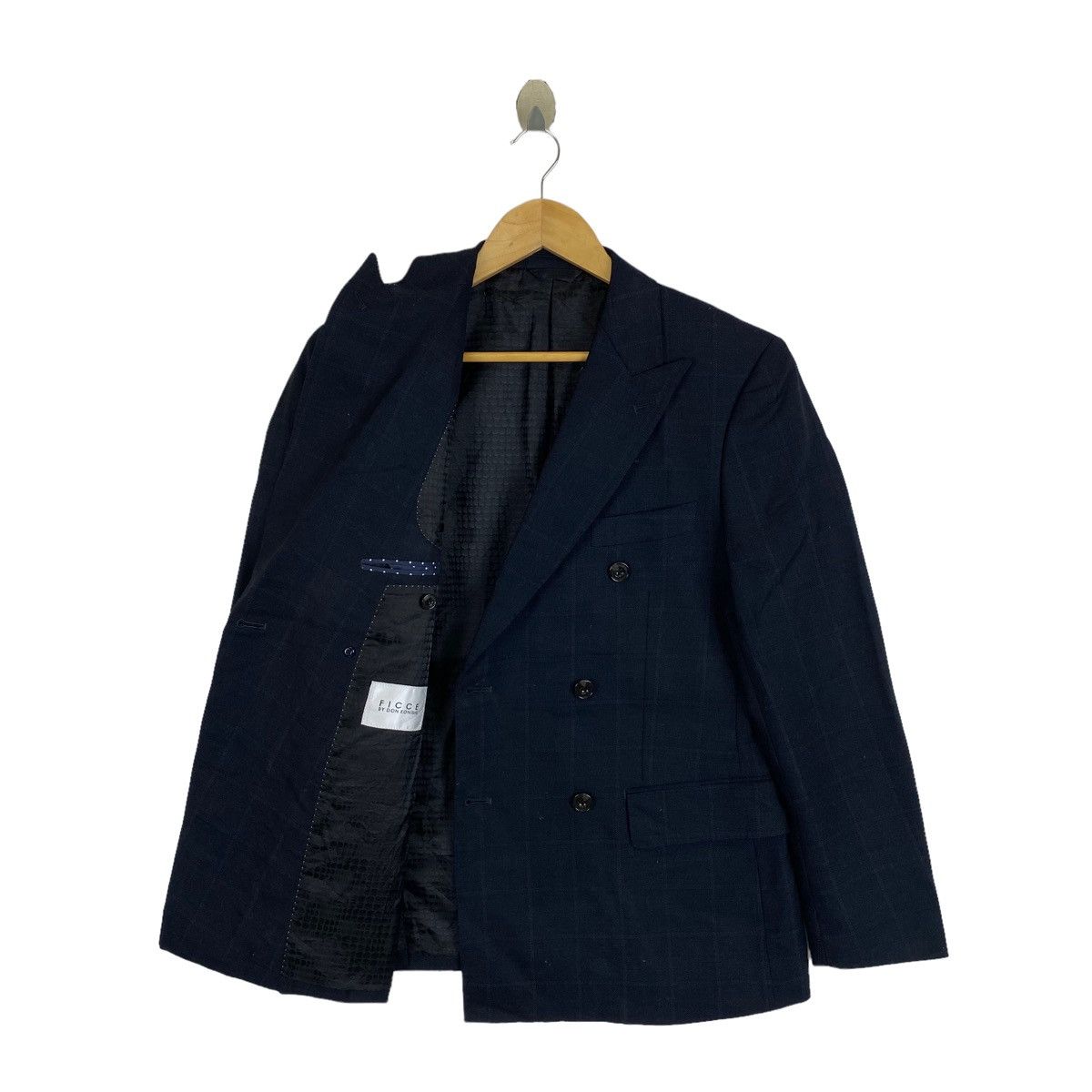 Japanese Brand FICCE By DON KONISHI Japanese Designer Blazer Coat Jacket Size 40R - 1 Thumbnail