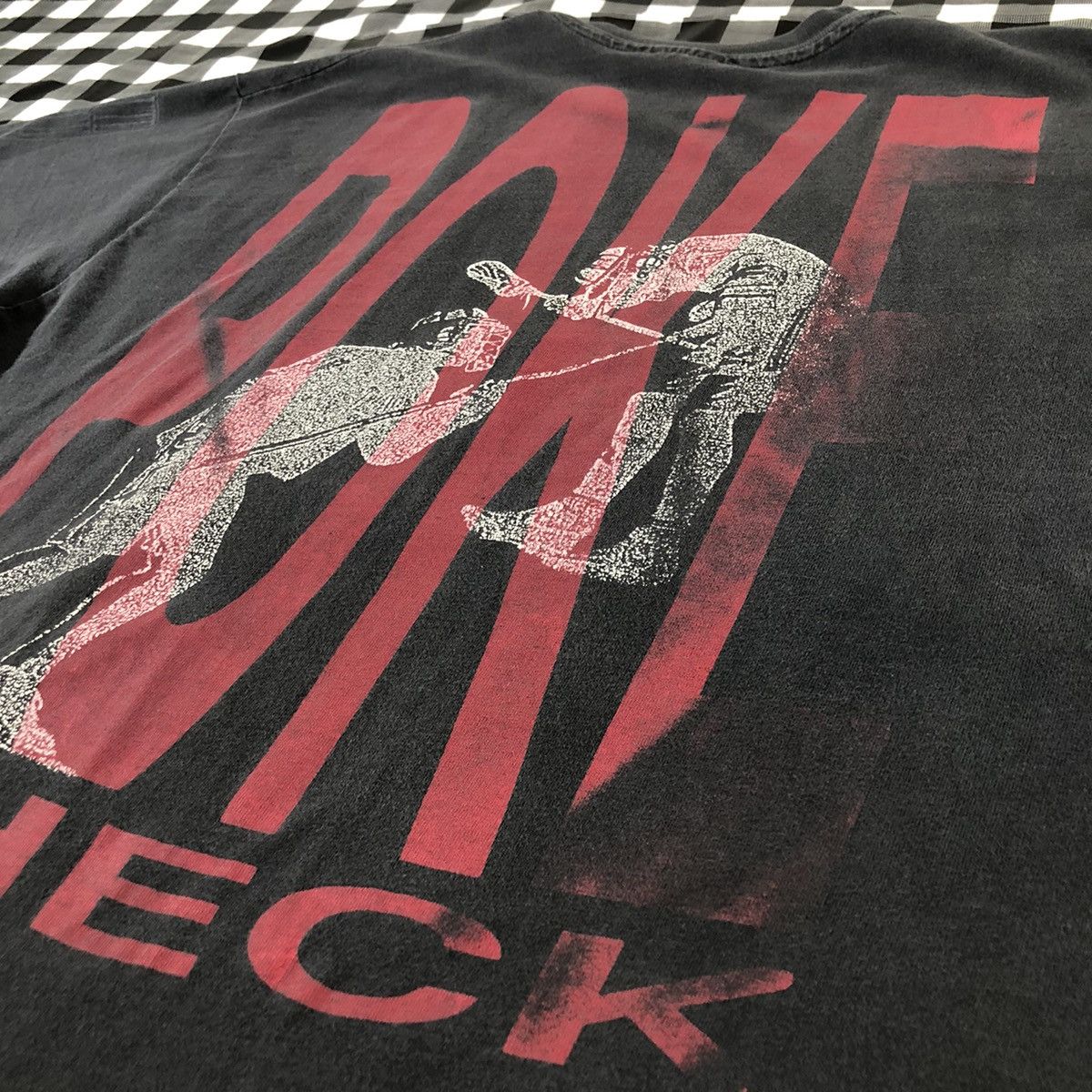 Vintage Lacrosse Poke Check Impale Stick Stab Sport Faded Vintage T Size US XL / EU 56 / 4 - 6 Thumbnail