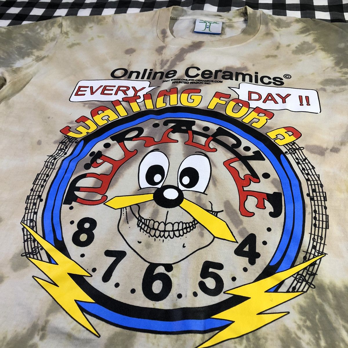 Online Ceramics Online Ceramics Waiting For A Miracle Tie Dye T Shirt XL Size US XL / EU 56 / 4 - 3 Thumbnail