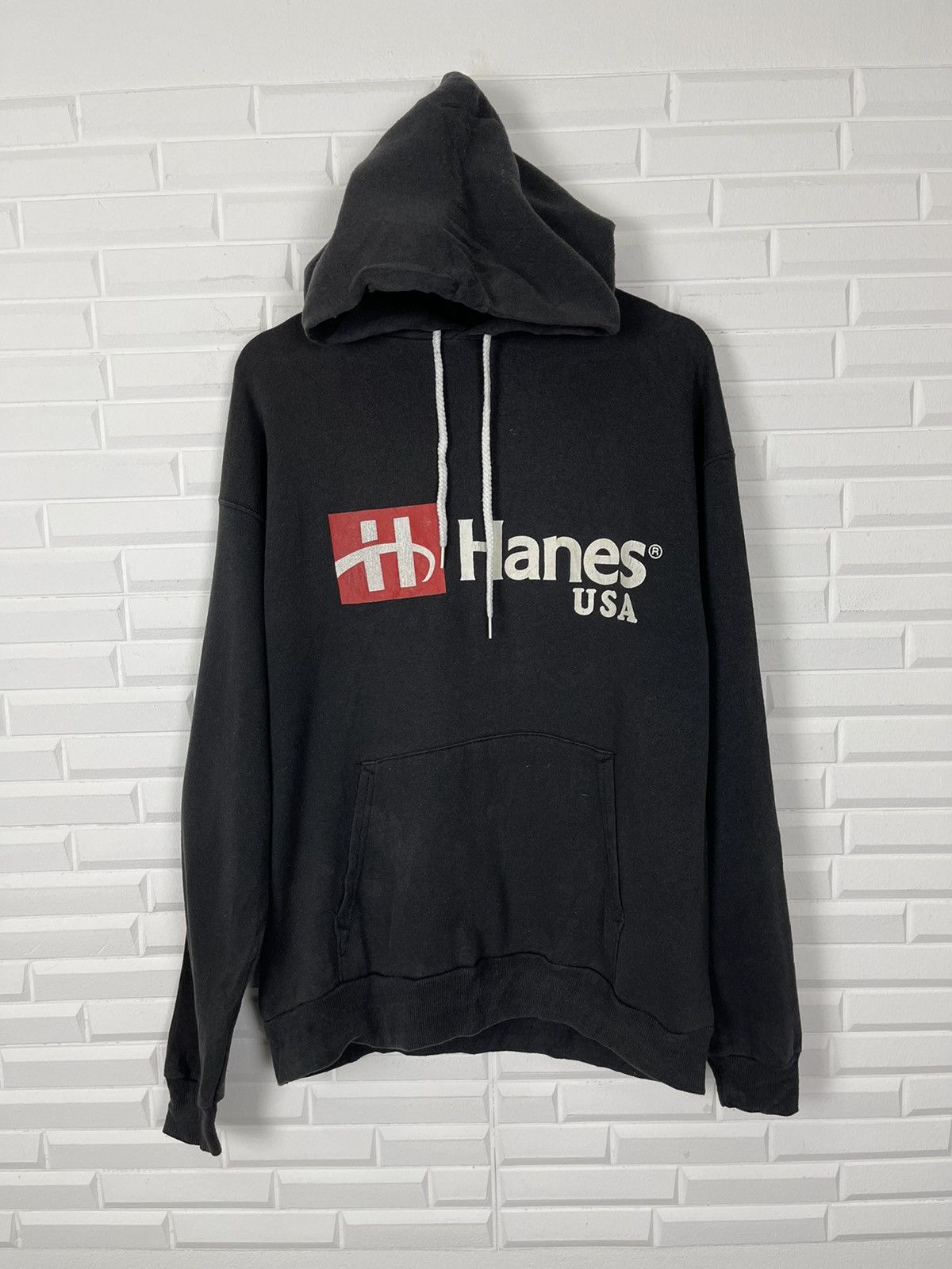 Hanes Vintage HANES Hoodie Sweatshirt 90’s Streetwear Size US L / EU 52-54 / 3 - 4 Thumbnail