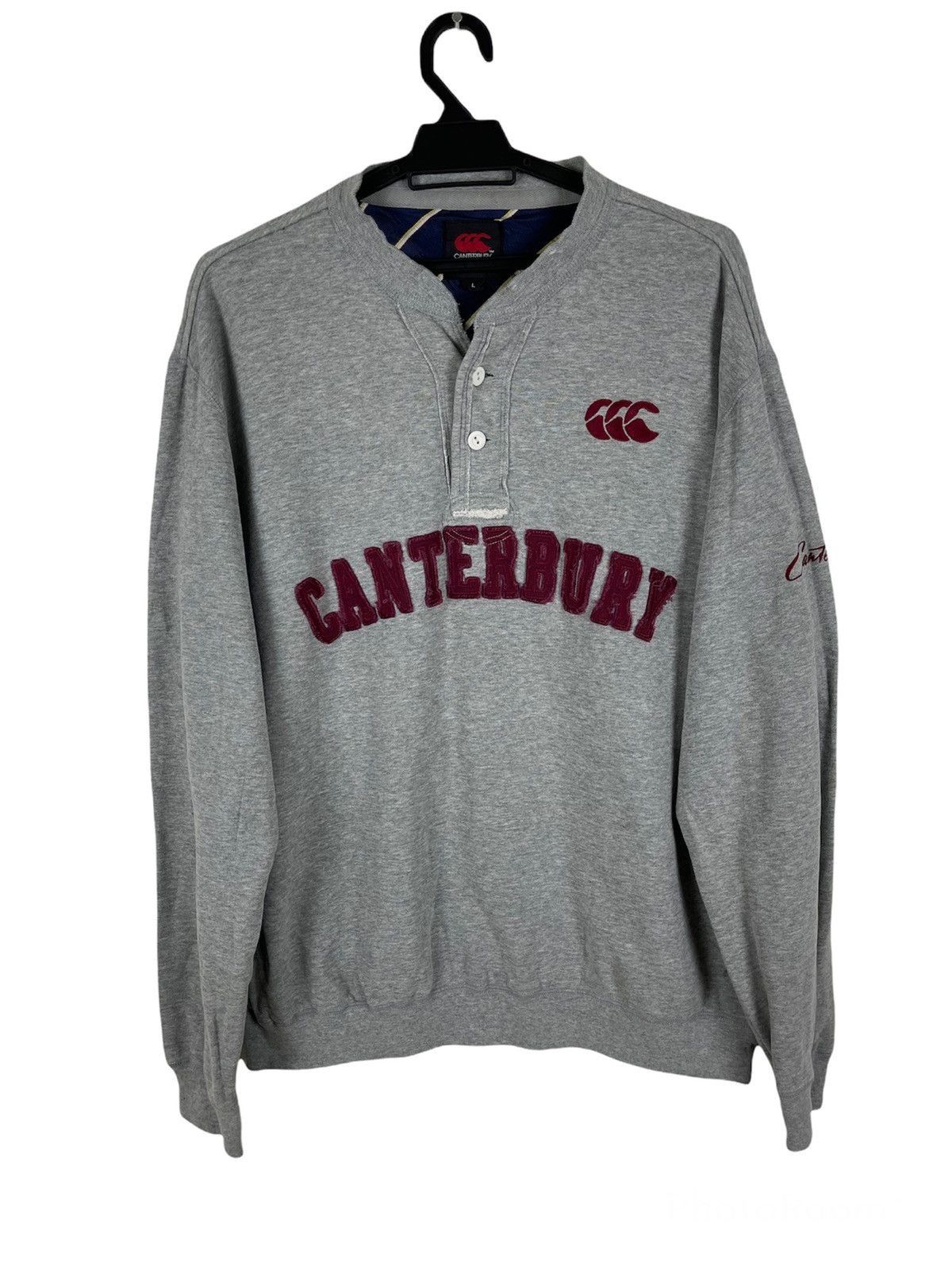 Canterbury of New Zealand × Vintage VINTAGE CANTERBURY SWEATSHIRT BIG LOGO L Size US L / EU 52-54 / 3 - 1 Thumbnail