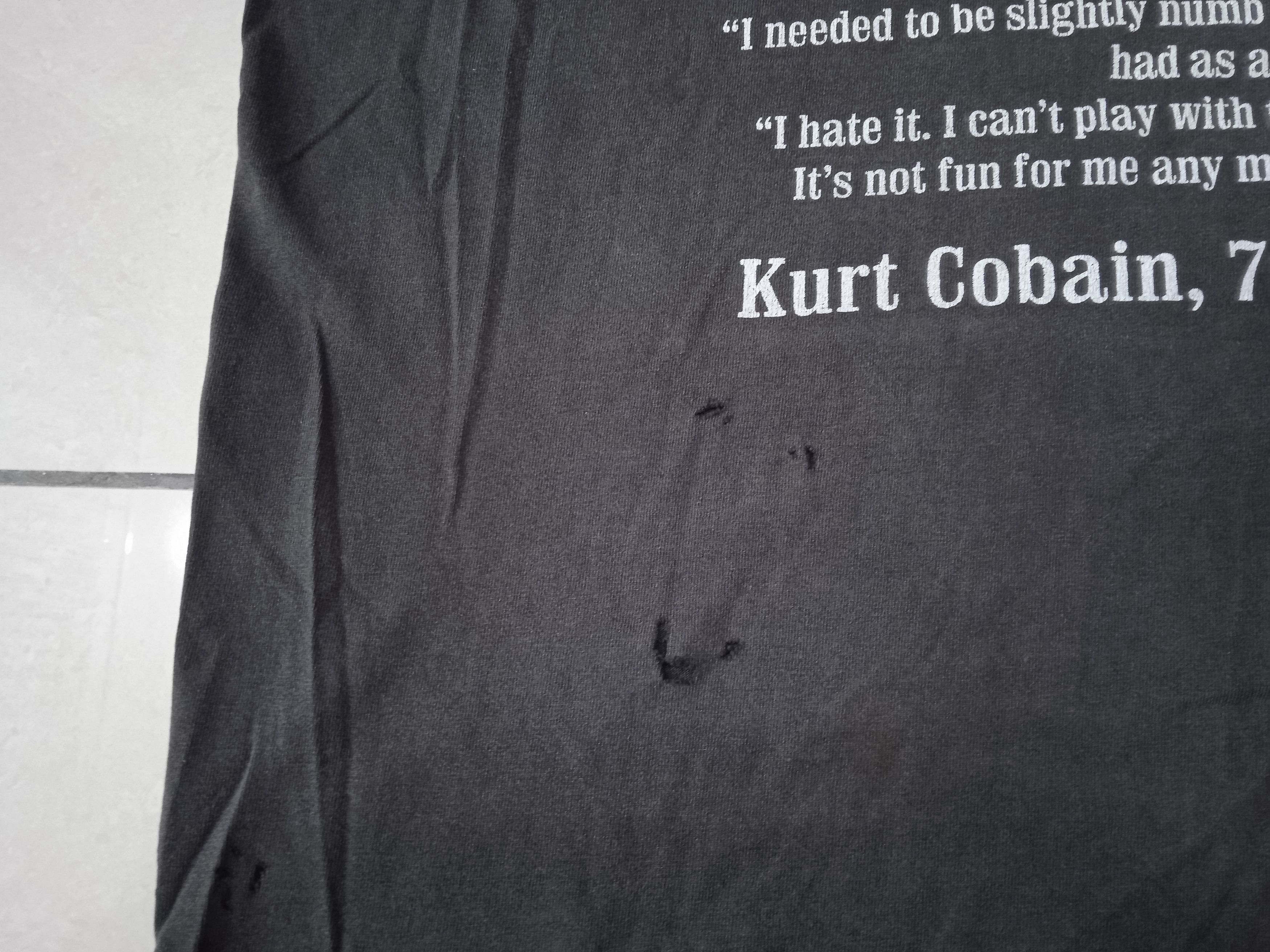 Band Tees × Nirvana × Vintage Vintage Nirvana Kurt Cobain Thai Bootleg T Shirt Size US L / EU 52-54 / 3 - 11 Thumbnail