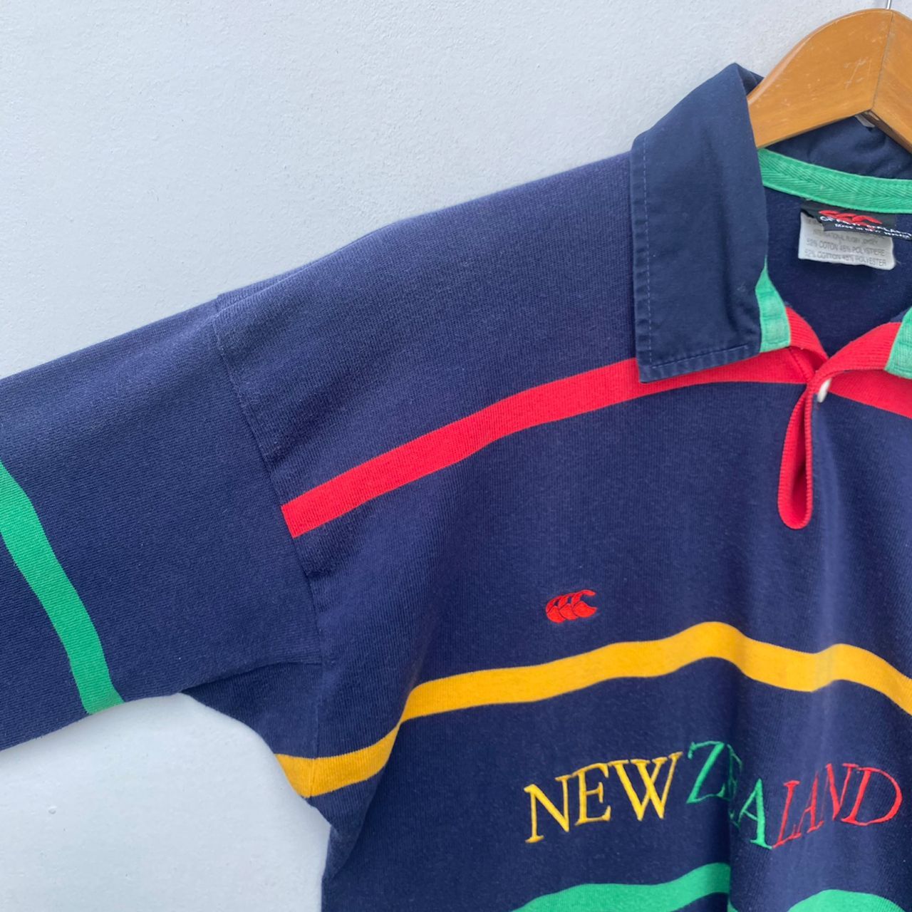 VINTAGE CANTERBURY POLO RUGBY SHIRT MEDIUM LARGE PULLOVER