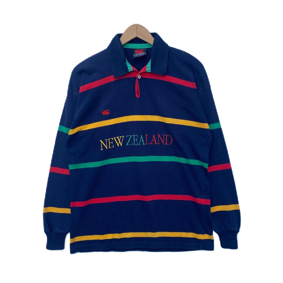 VINTAGE CANTERBURY POLO RUGBY SHIRT MEDIUM LARGE PULLOVER