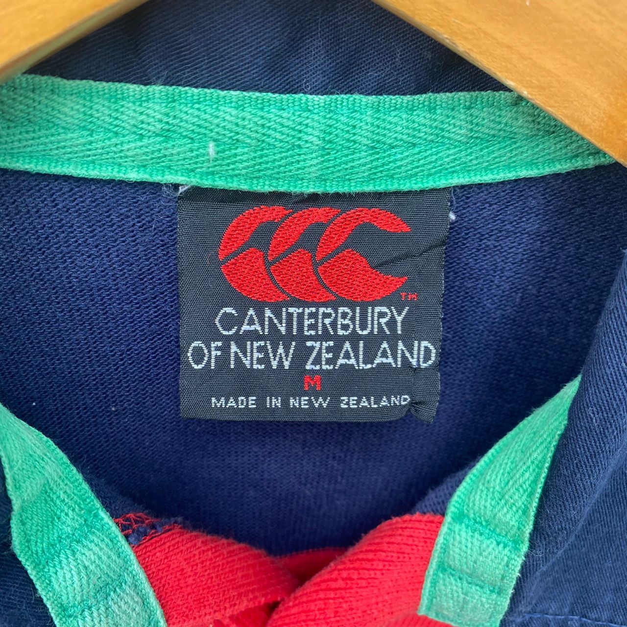 VINTAGE CANTERBURY POLO RUGBY SHIRT MEDIUM LARGE PULLOVER