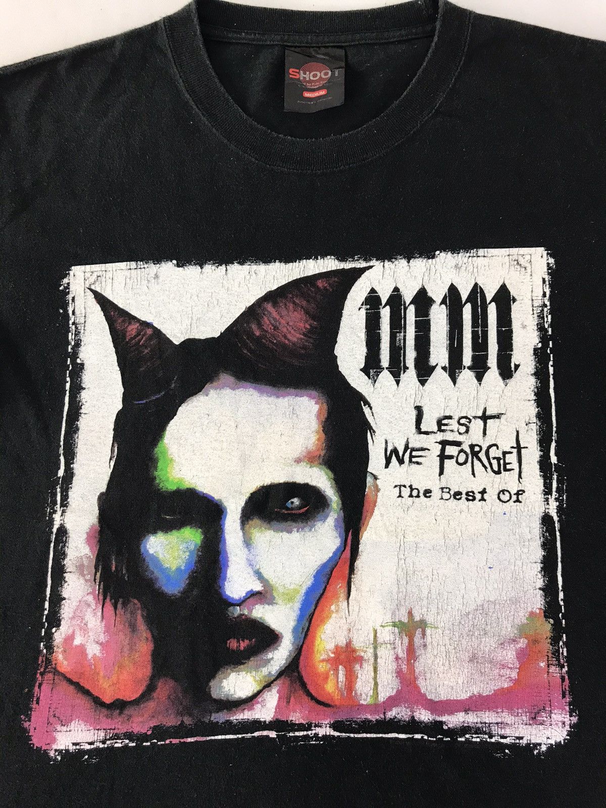 Band Tees × Marilyn Manson × Vintage Y2k Marilyn Manson Forget Best Against All Gods Tour R139j Size US M / EU 48-50 / 2 - 3 Thumbnail
