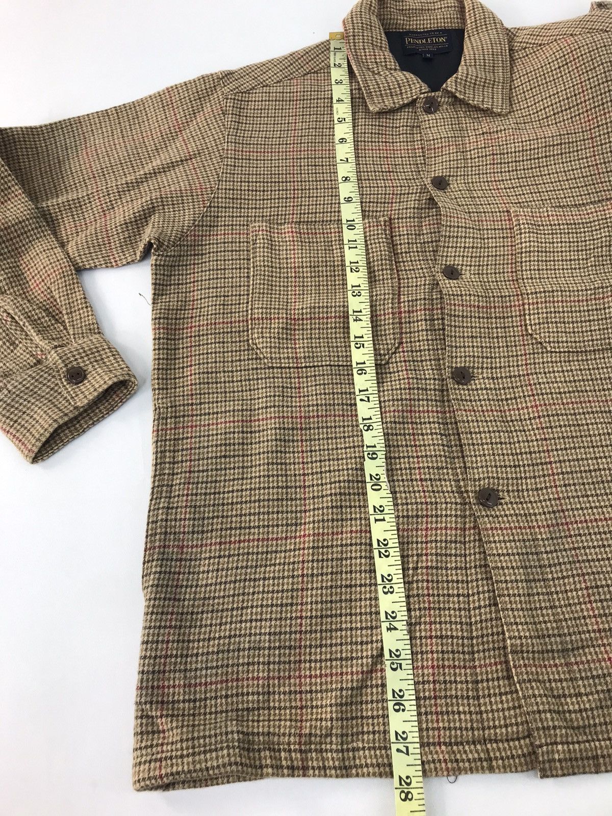 Pendleton × Vintage Pendleton Woolen Mills Flannel Shirt Button up Check Double Size US L / EU 52-54 / 3 - 10 Thumbnail