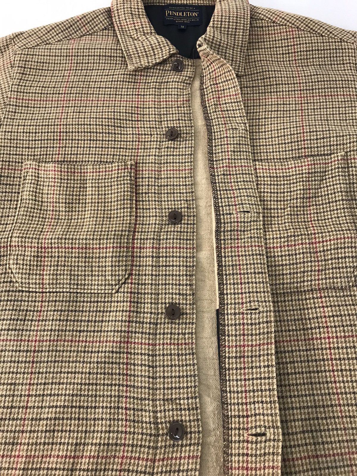 Pendleton × Vintage Pendleton Woolen Mills Flannel Shirt Button up Check Double Size US L / EU 52-54 / 3 - 4 Thumbnail