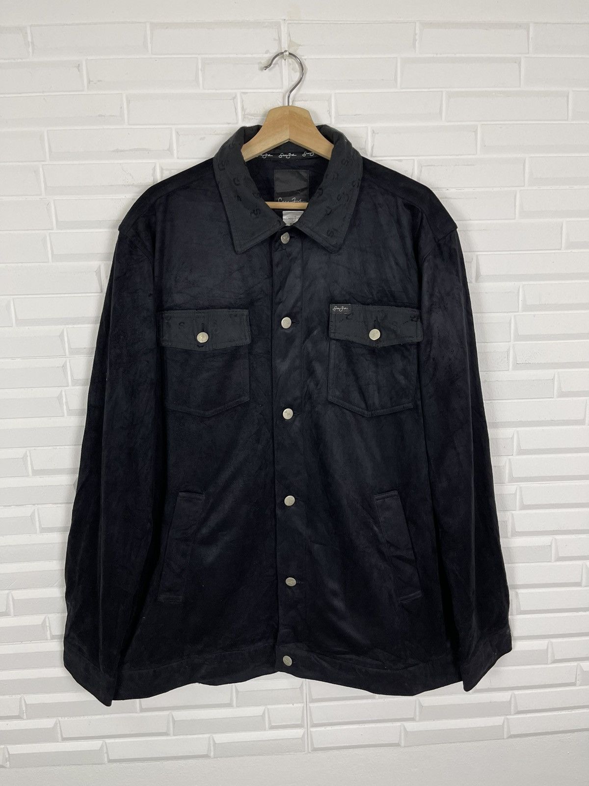 Sean John Streetwear Fashion Sean John Black Velvet Size US XXL / EU 58 / 5 - 7 Thumbnail