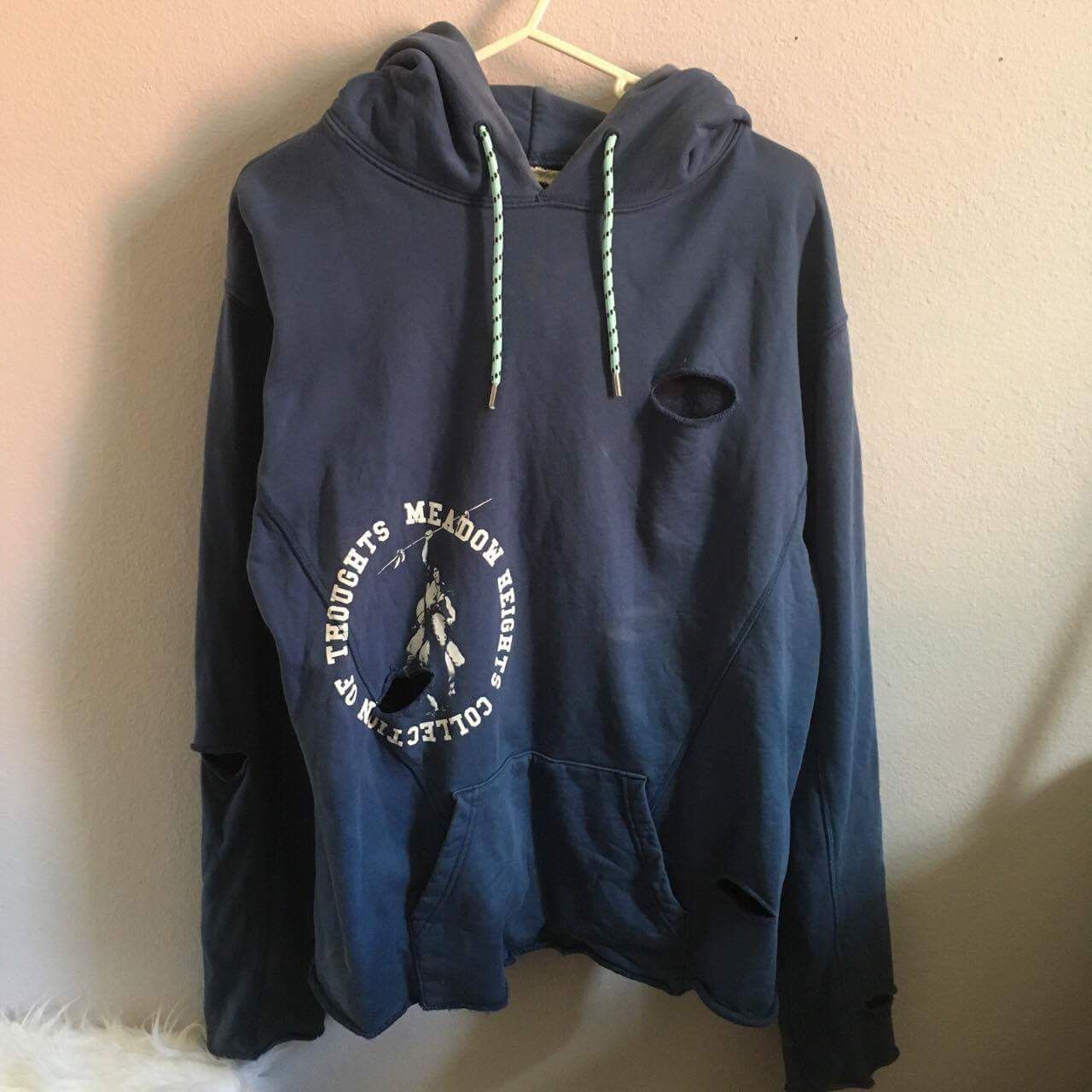 Off-White indian stamps hoodie | Grailed 