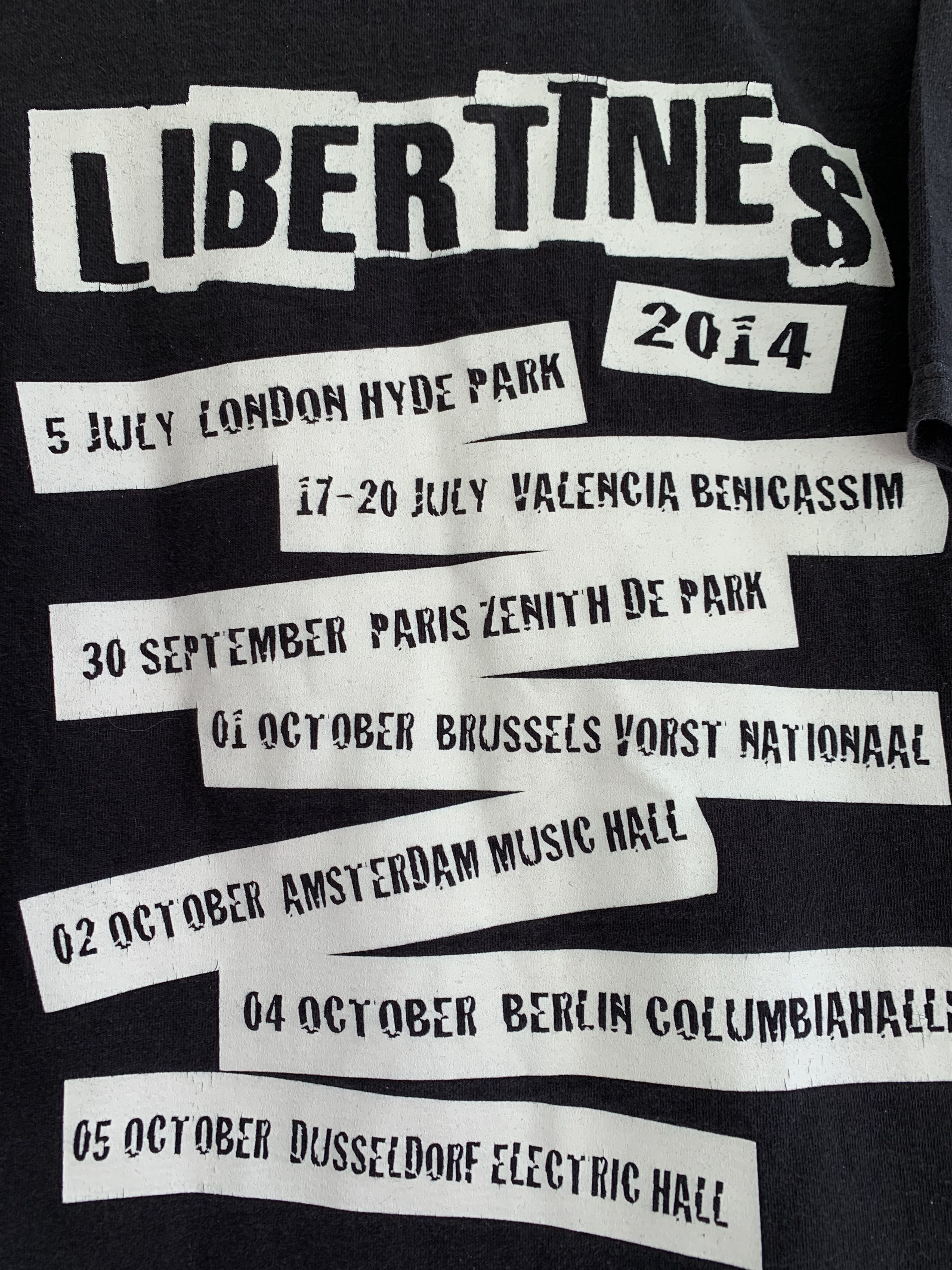 Band Tees 00s The Libertines Vintage Band Tees Oasis Radiohead Britpop Size US L / EU 52-54 / 3 - 5 Thumbnail
