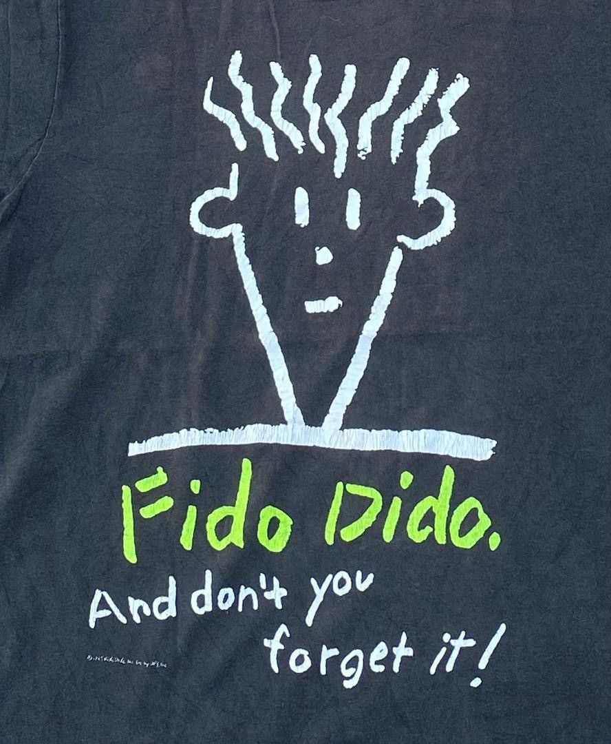 Fruit Of The Loom × Vintage vintage tee Fido Dido 90s A26 Size US L / EU 52-54 / 3 - 2 Thumbnail