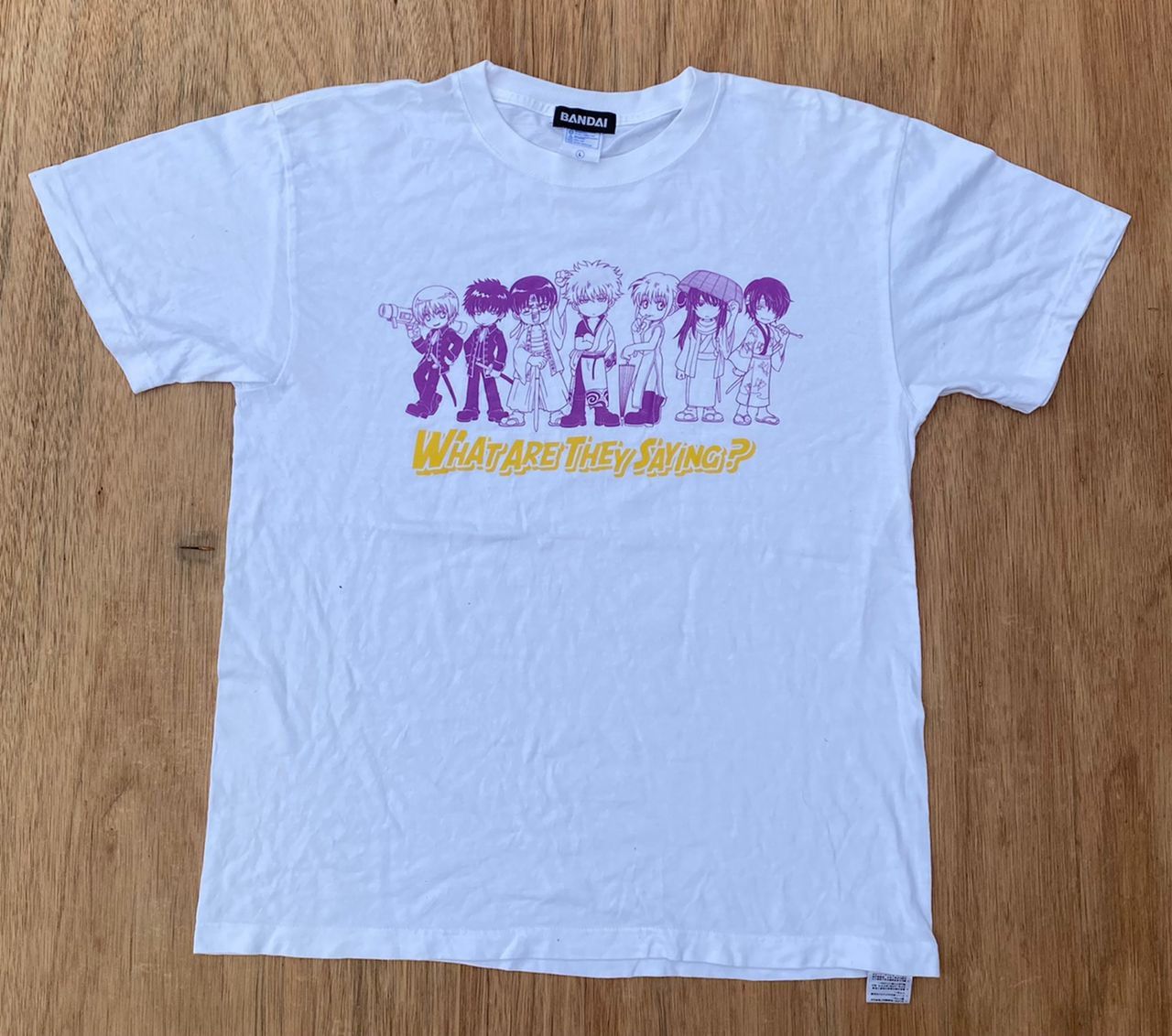 image of Anima x Vintage Tee D 36 Japan Anime Cospa Series Bandai in White, Men's (Size Large)