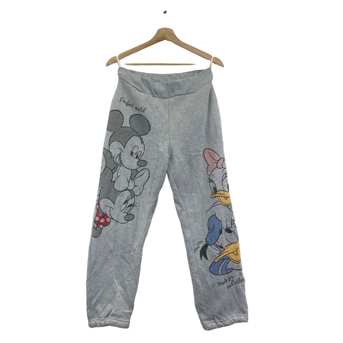 Vtg 90’ DISNEY MICKEY MOUSE Donald Duck Cartoon Sweats Pant