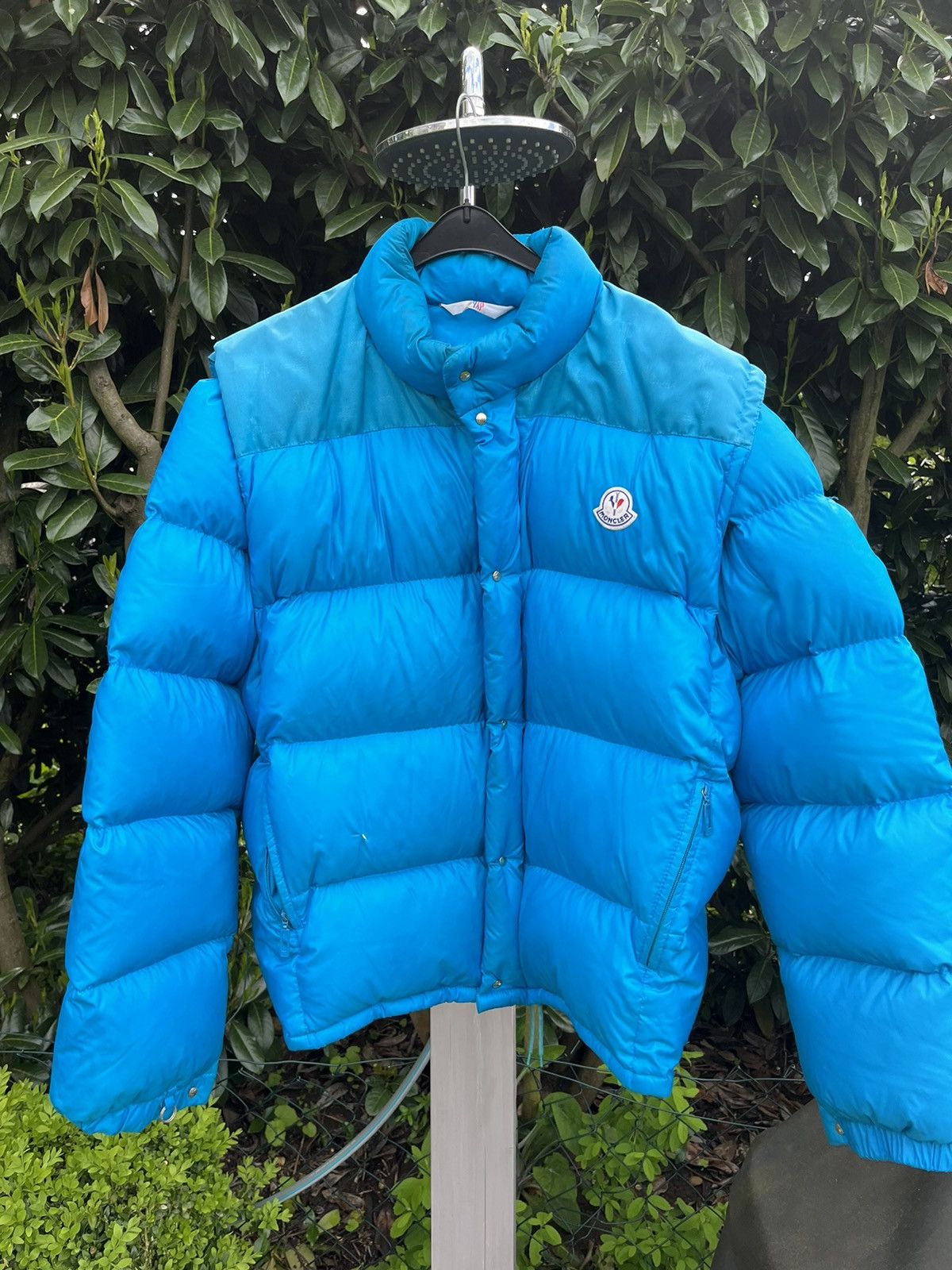 image of Moncler Grenoble Puffer Jacket Size 5 in Blue, Men's