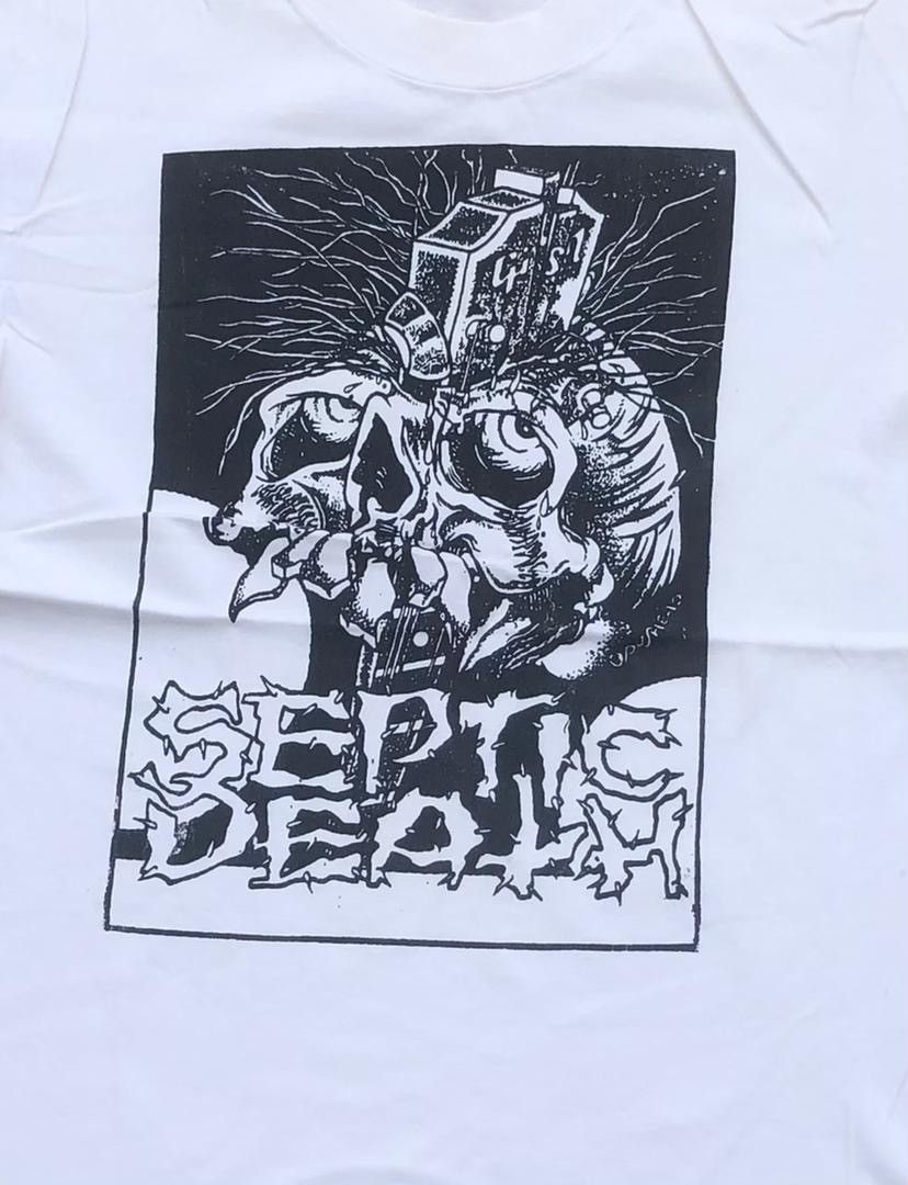 Band Tees × Vintage vintage tee D - 17 Septic Death Size US M / EU 48-50 / 2 - 2 Thumbnail
