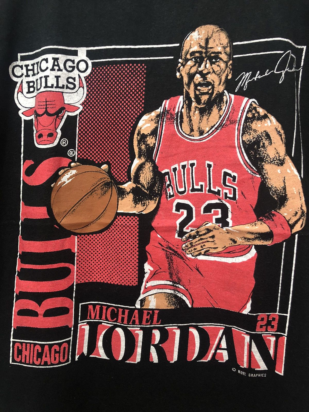NBA × Vintage Michael Jordan Chicago Bulls Size US M / EU 48-50 / 2 - 2 Thumbnail