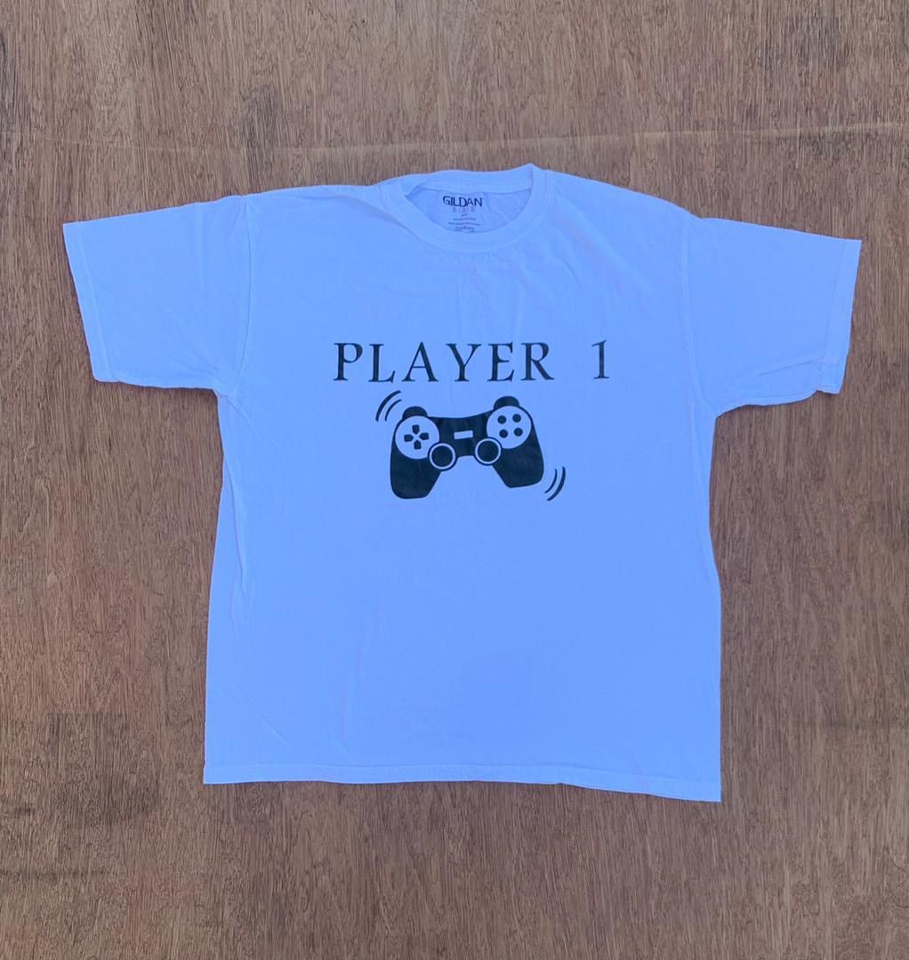 Image of Gildan x Playstation Playstaion Tee D - 7 in White, Men's (Size XL)